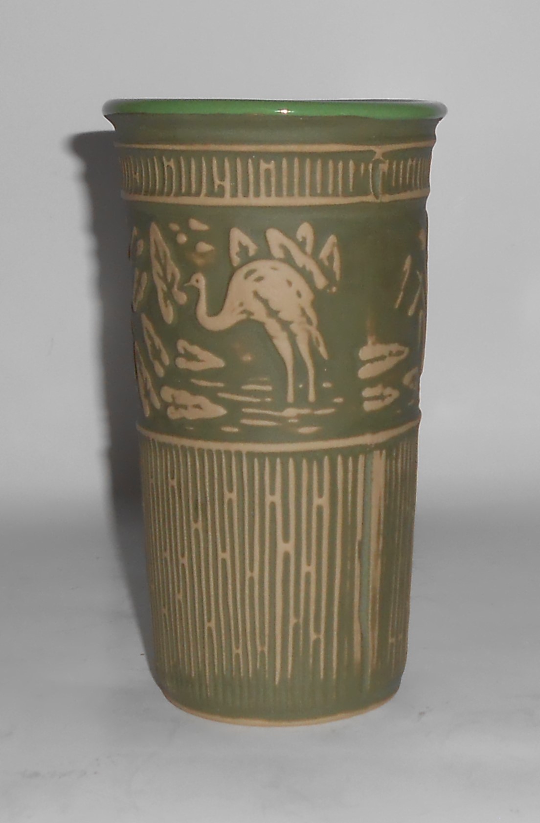 Red Wing Pottery 2004 Collector's Society Brushware Her