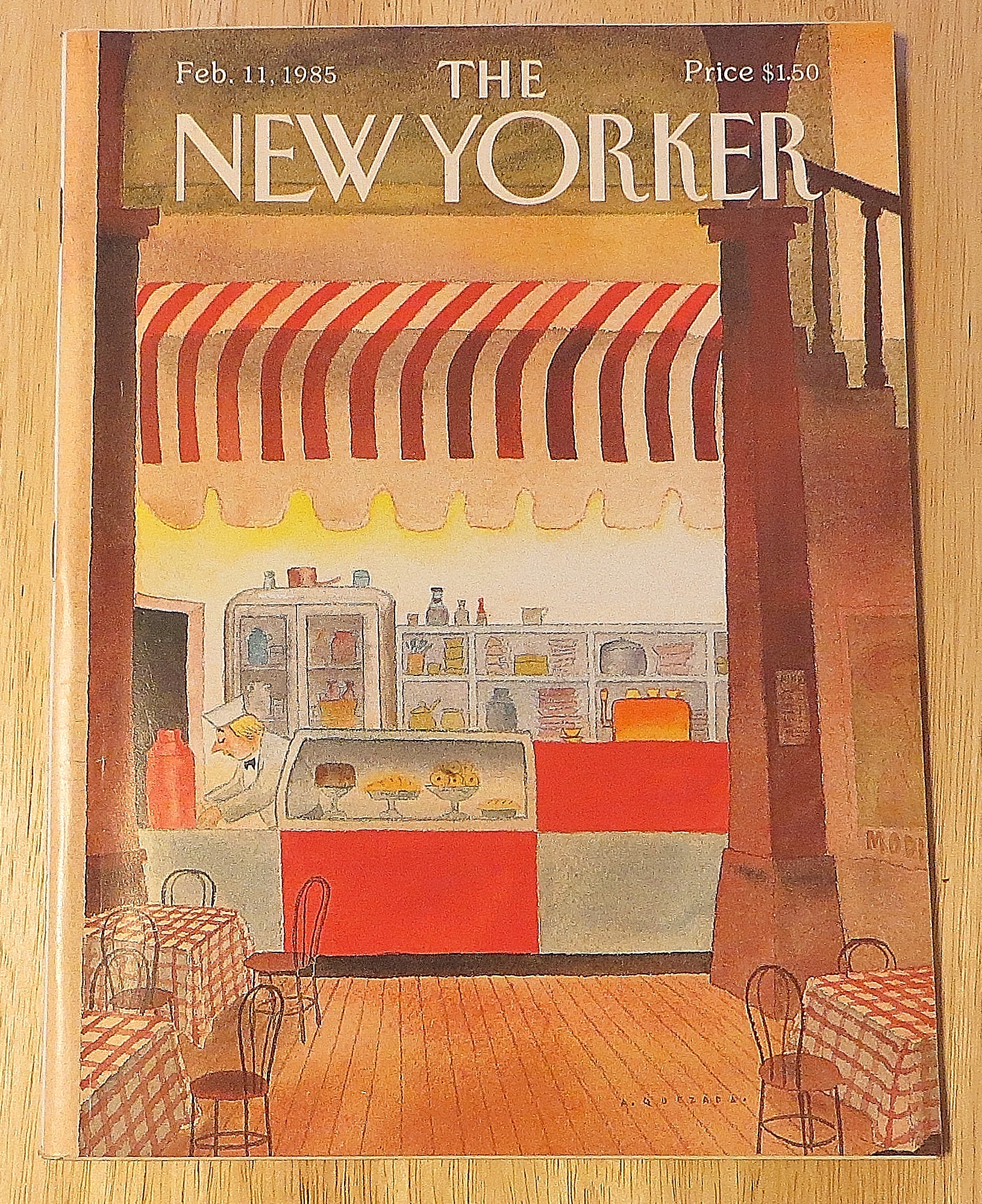 New Yorker Magazine February 11, 1985 Coffee Shop