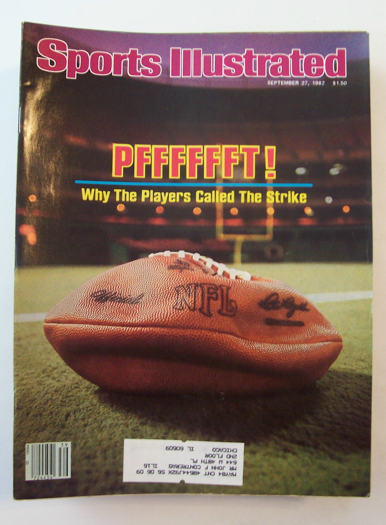 Sports Illustrated Magazine - September 27, 1982