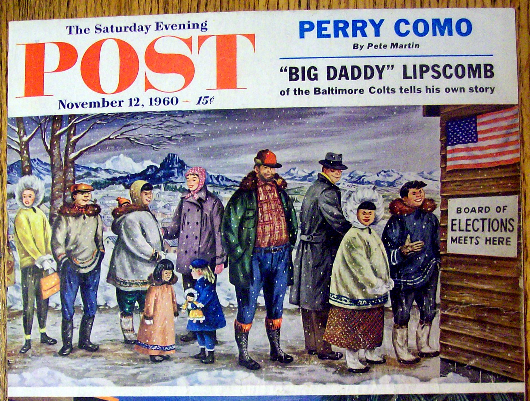 Saturday Evening Post Cover By Alajalov-Nov 12, 1960