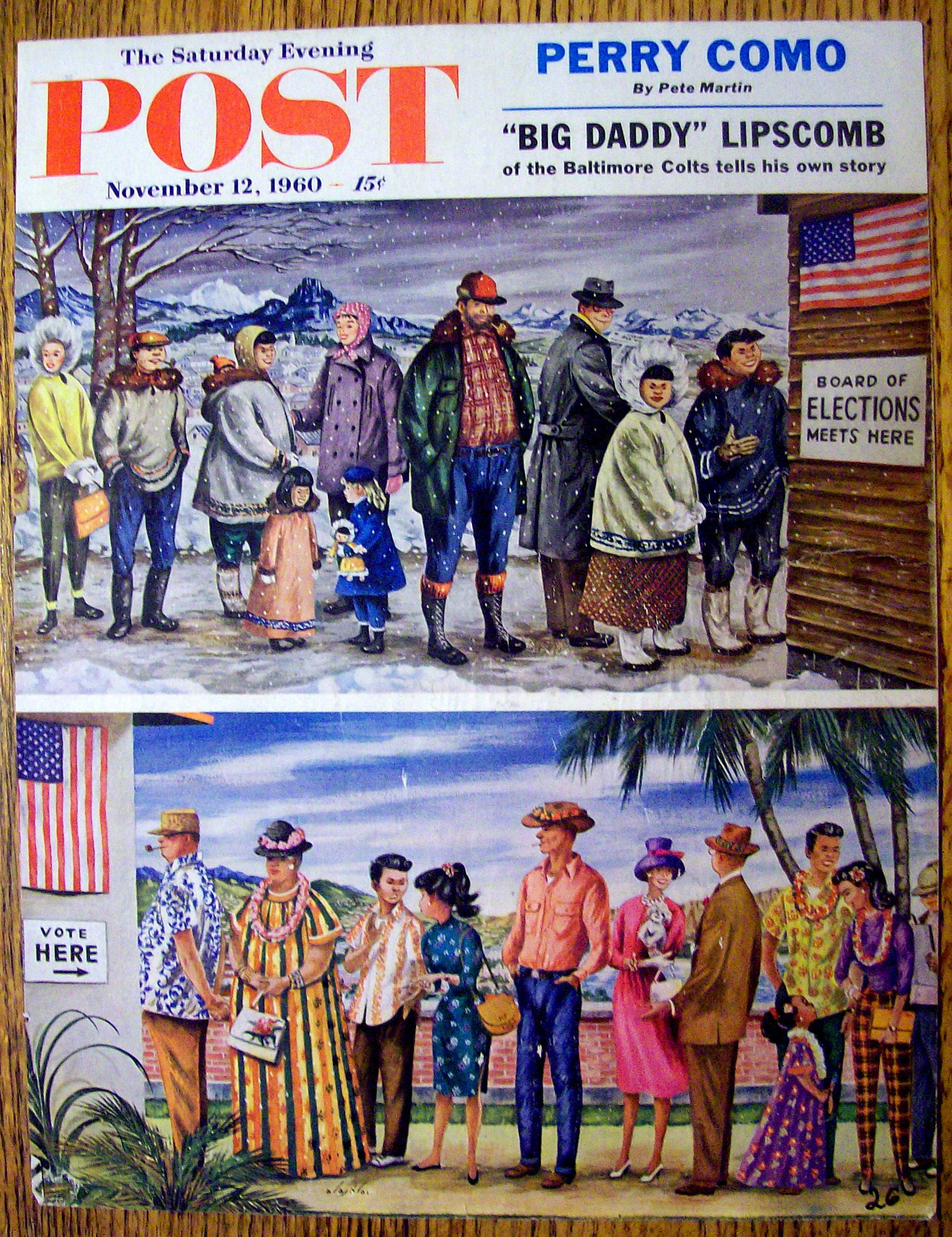 Saturday Evening Post Cover By Alajalov-Nov 12, 1960