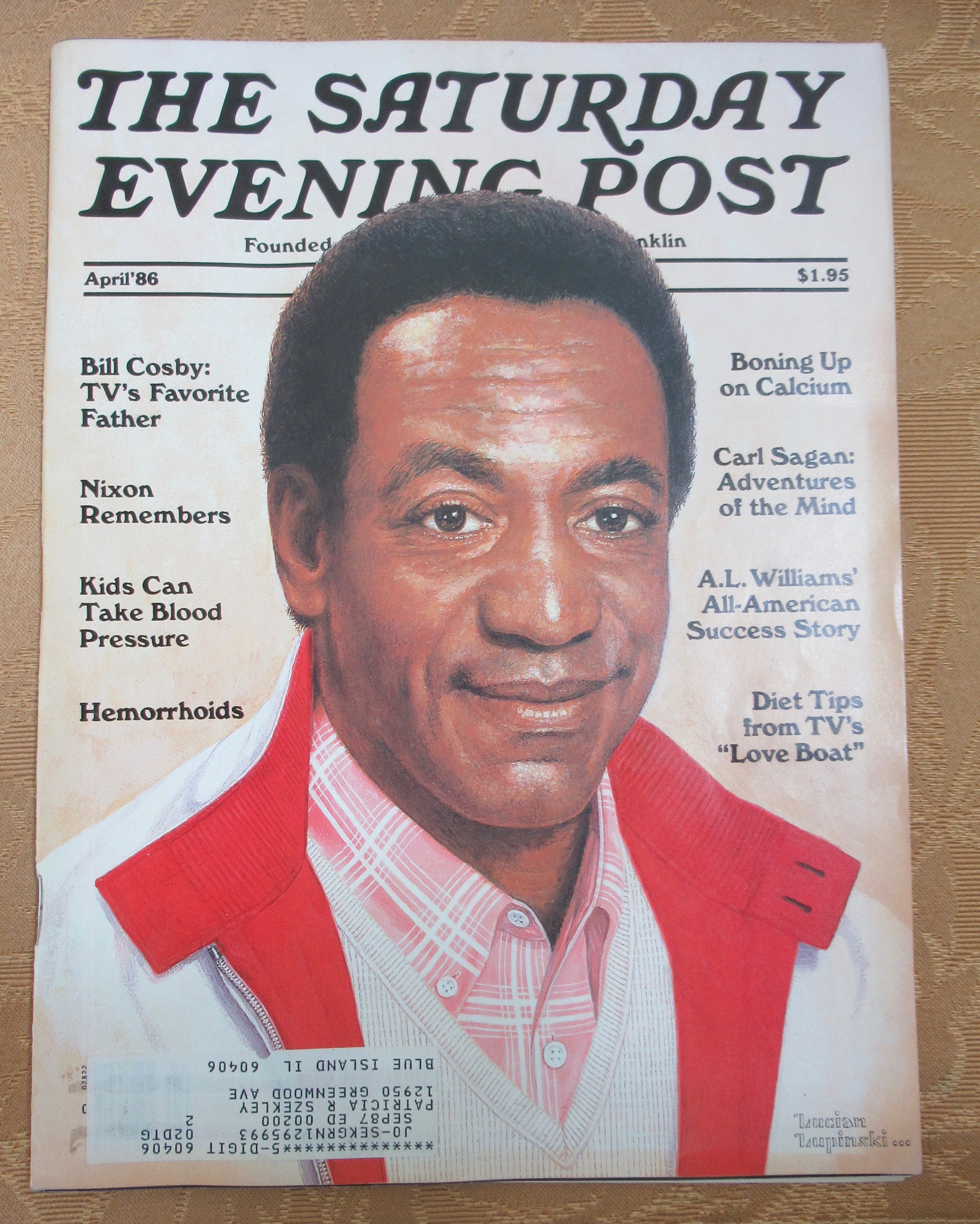 Saturday Evening Post Magazine April 1986