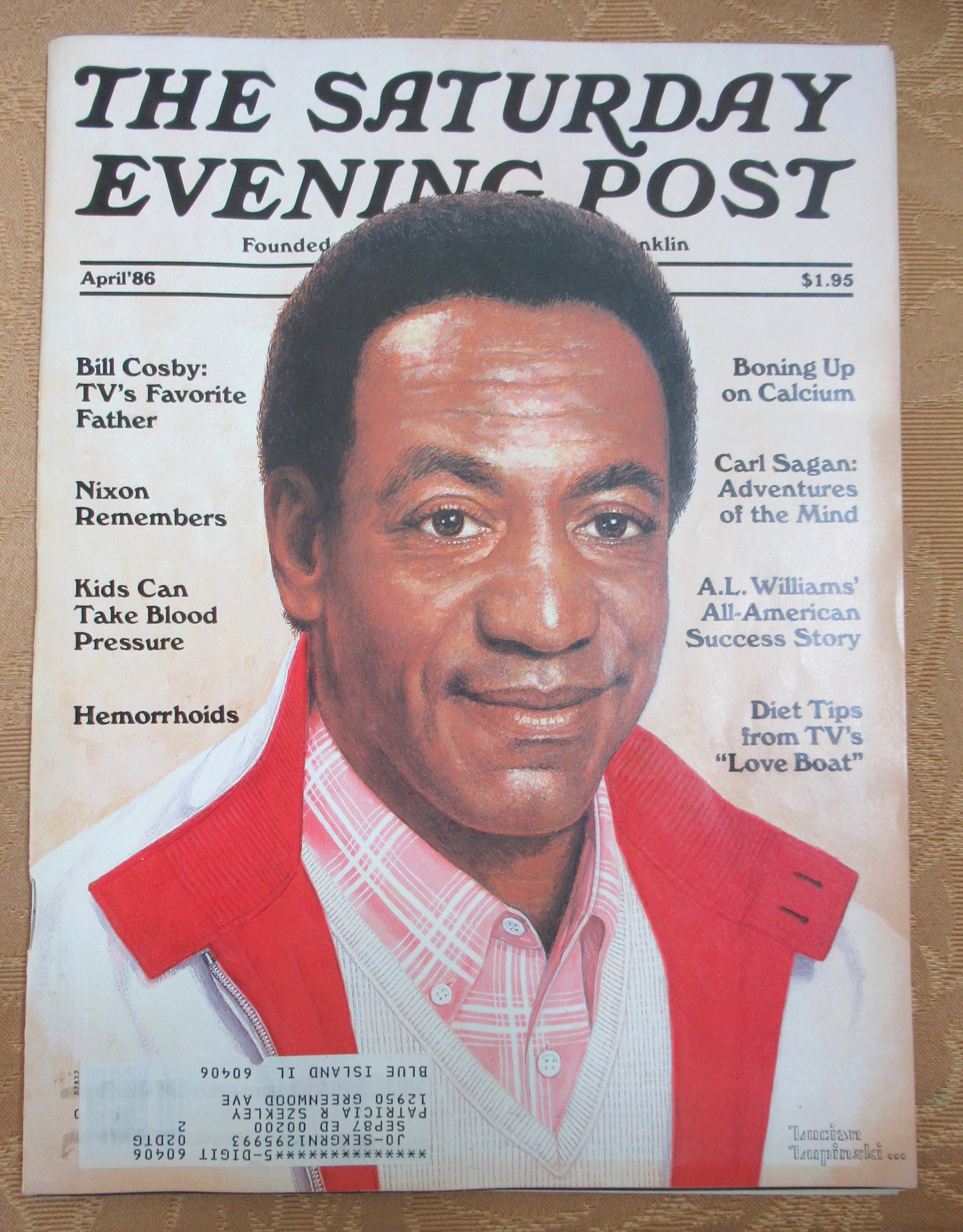 Saturday Evening Post Magazine April 1986
