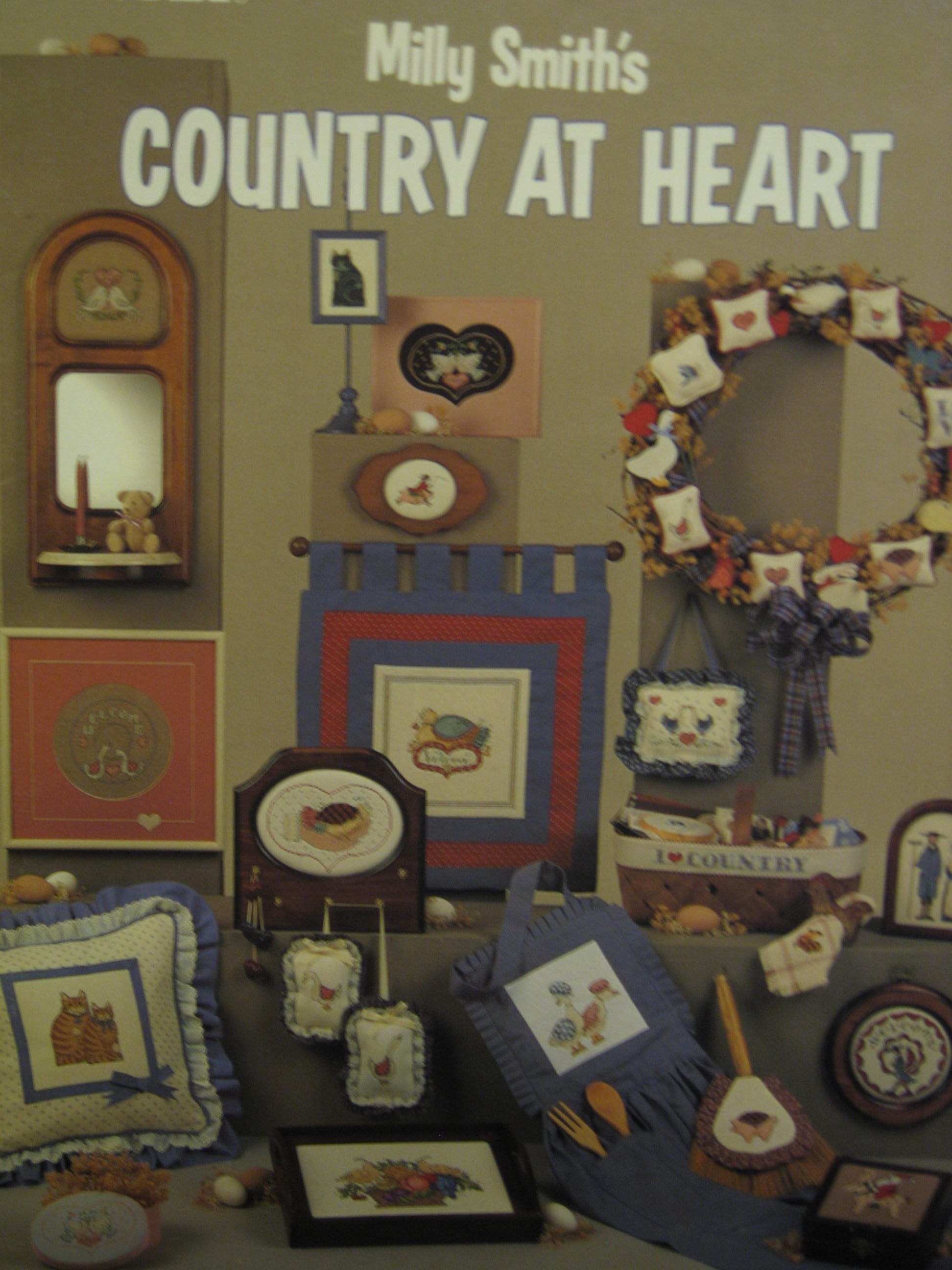 LeisureArtsCrossstitch MillySmith'sCountry AtHeart #404