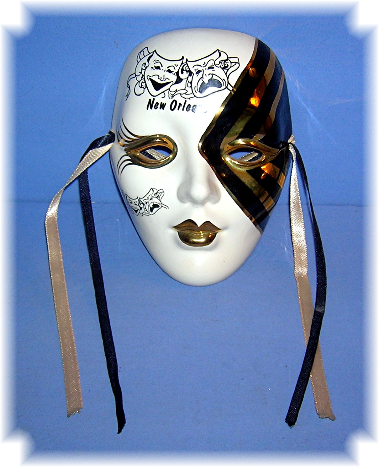 New Orleans Hand Painted Mask By Sally