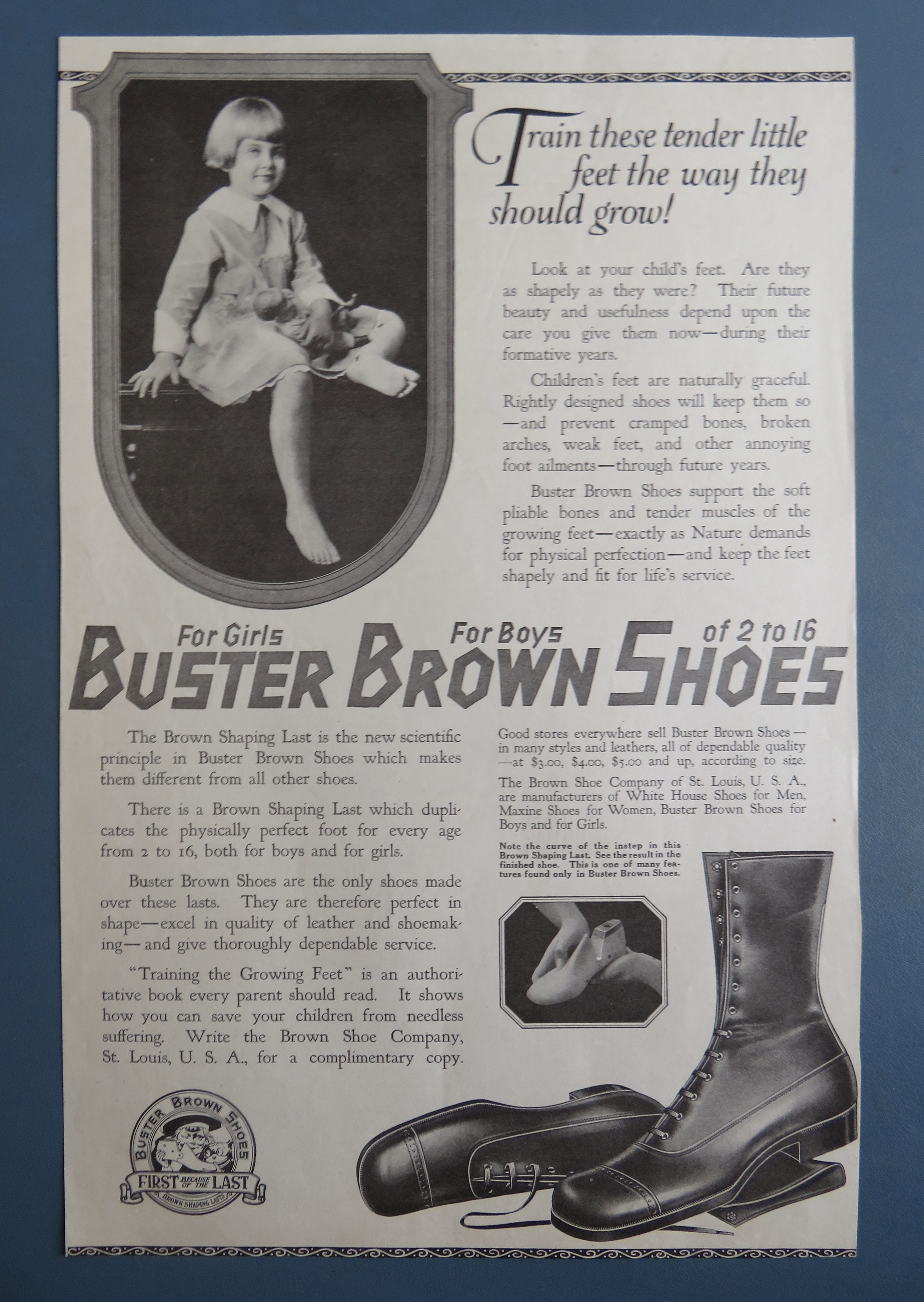 1919 Buster Brown Shoes with