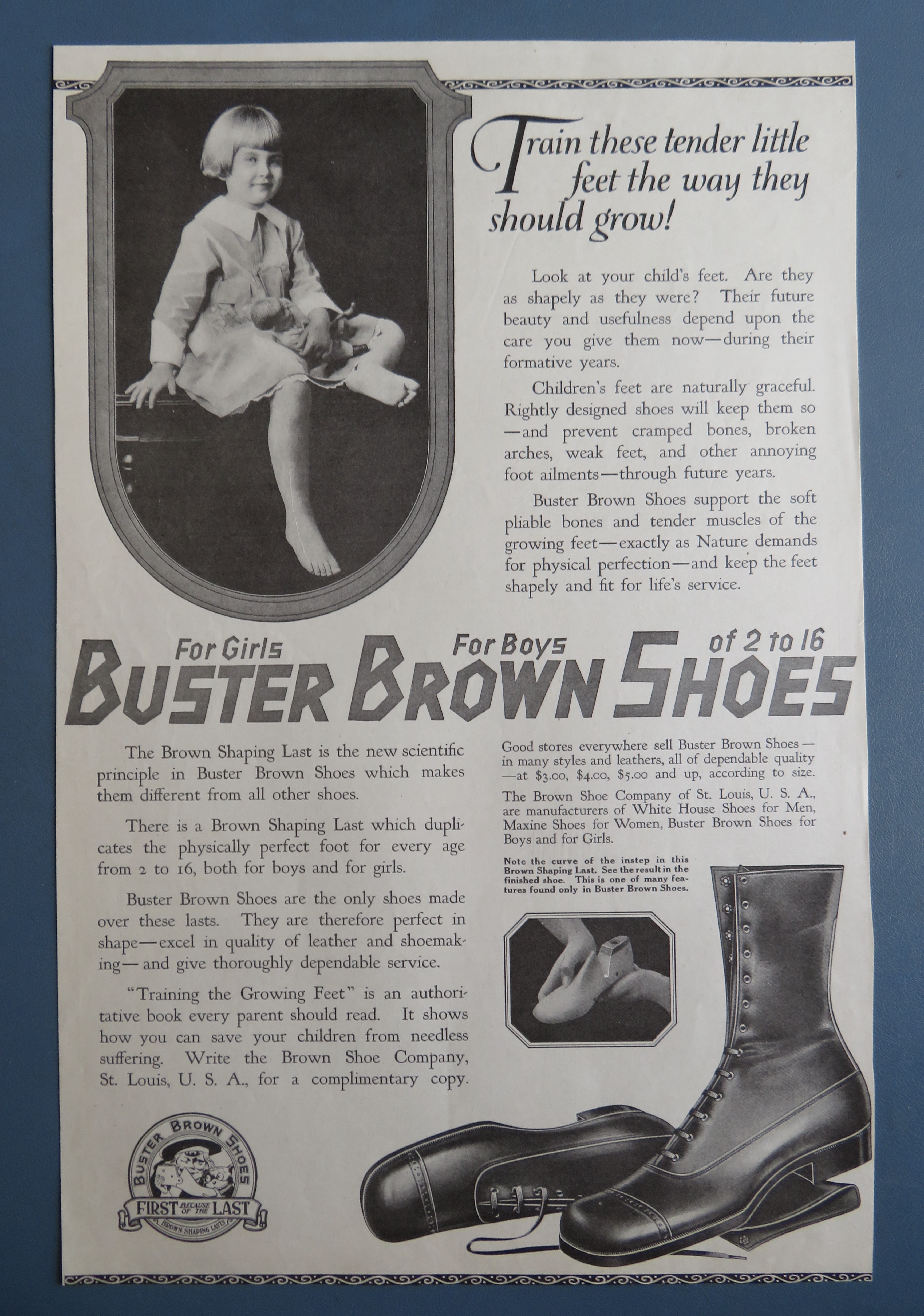 1919 Buster Brown Shoes with