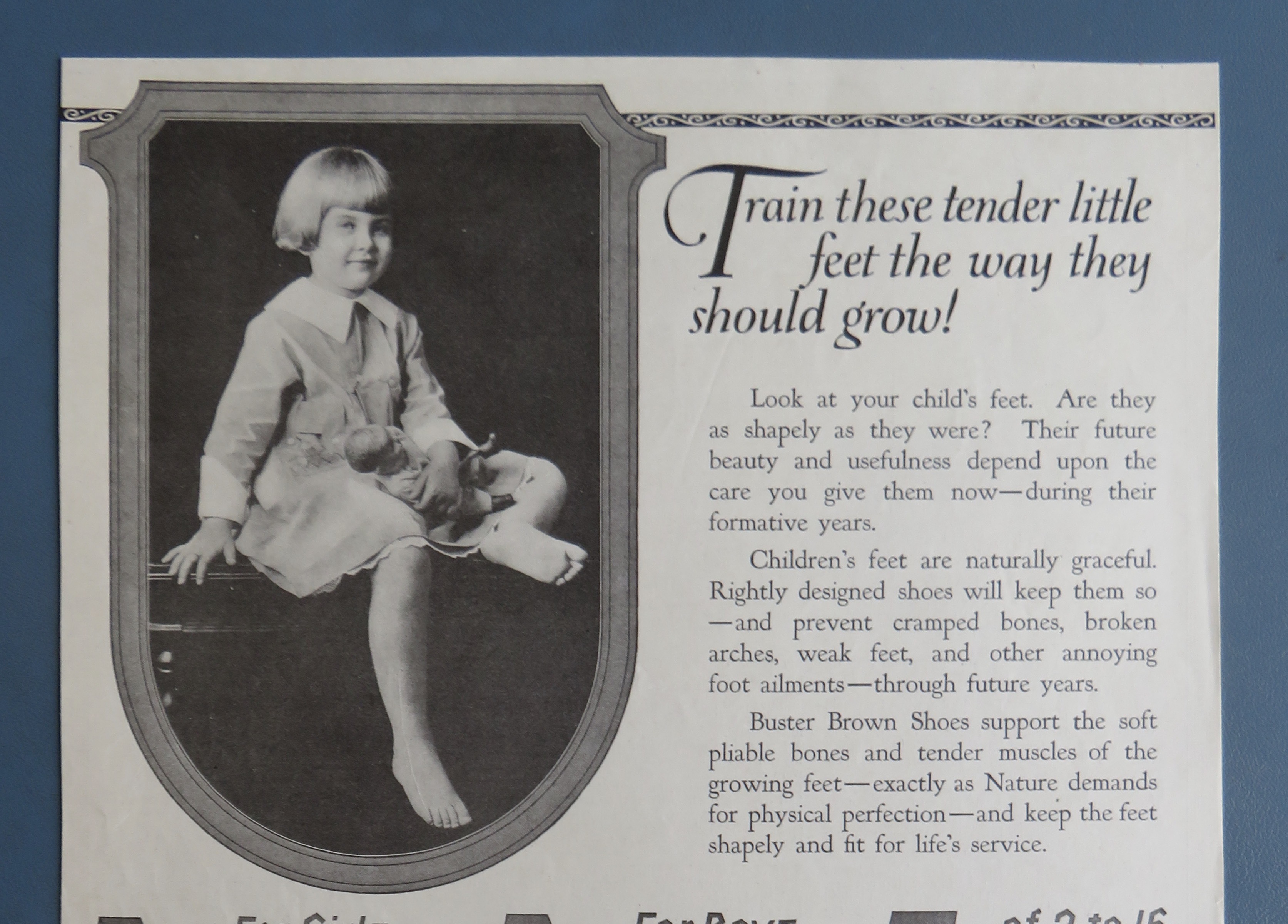 1919 Buster Brown Shoes with