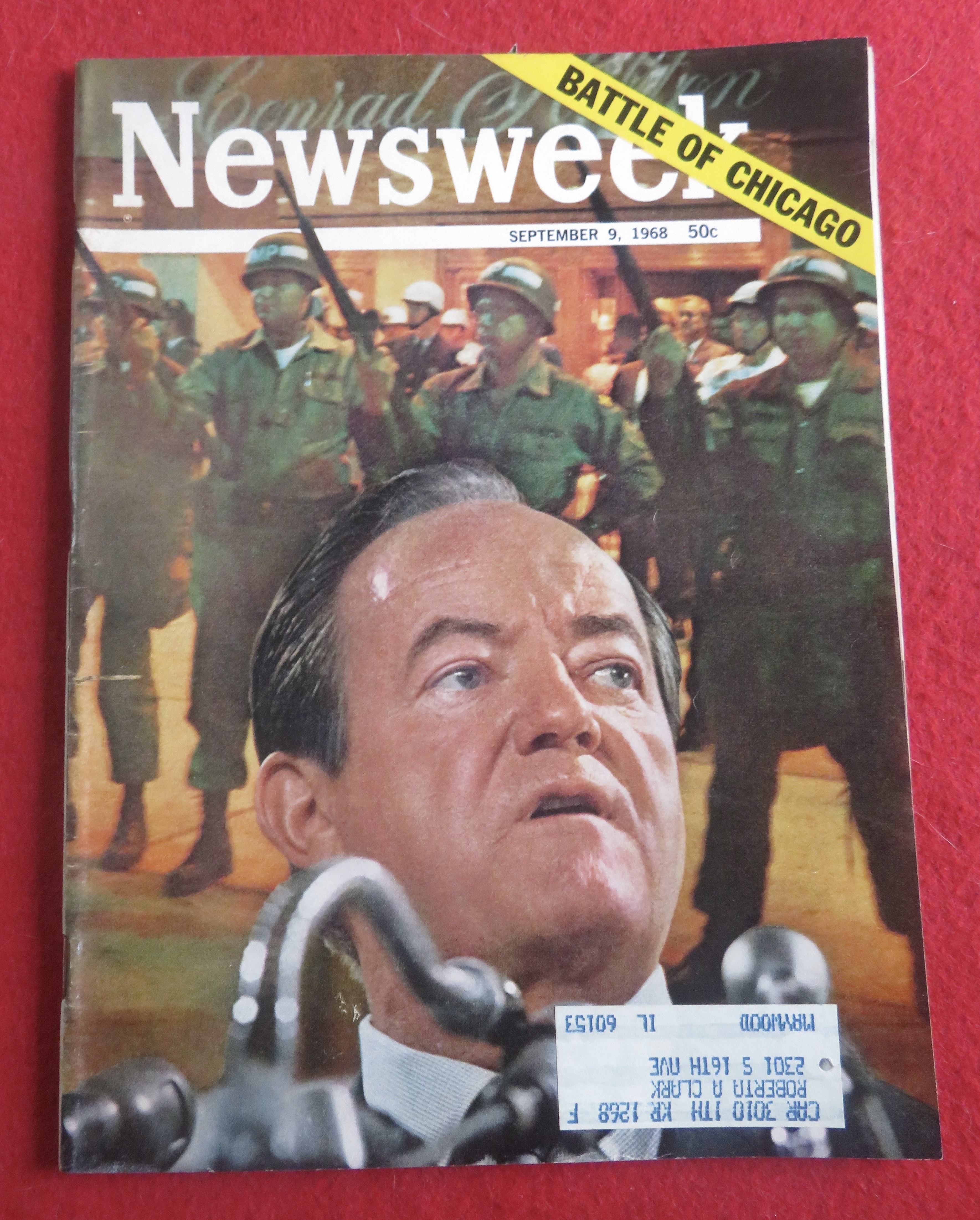 Newsweek Magazine September 9, 1968 Battle Of Chicago
