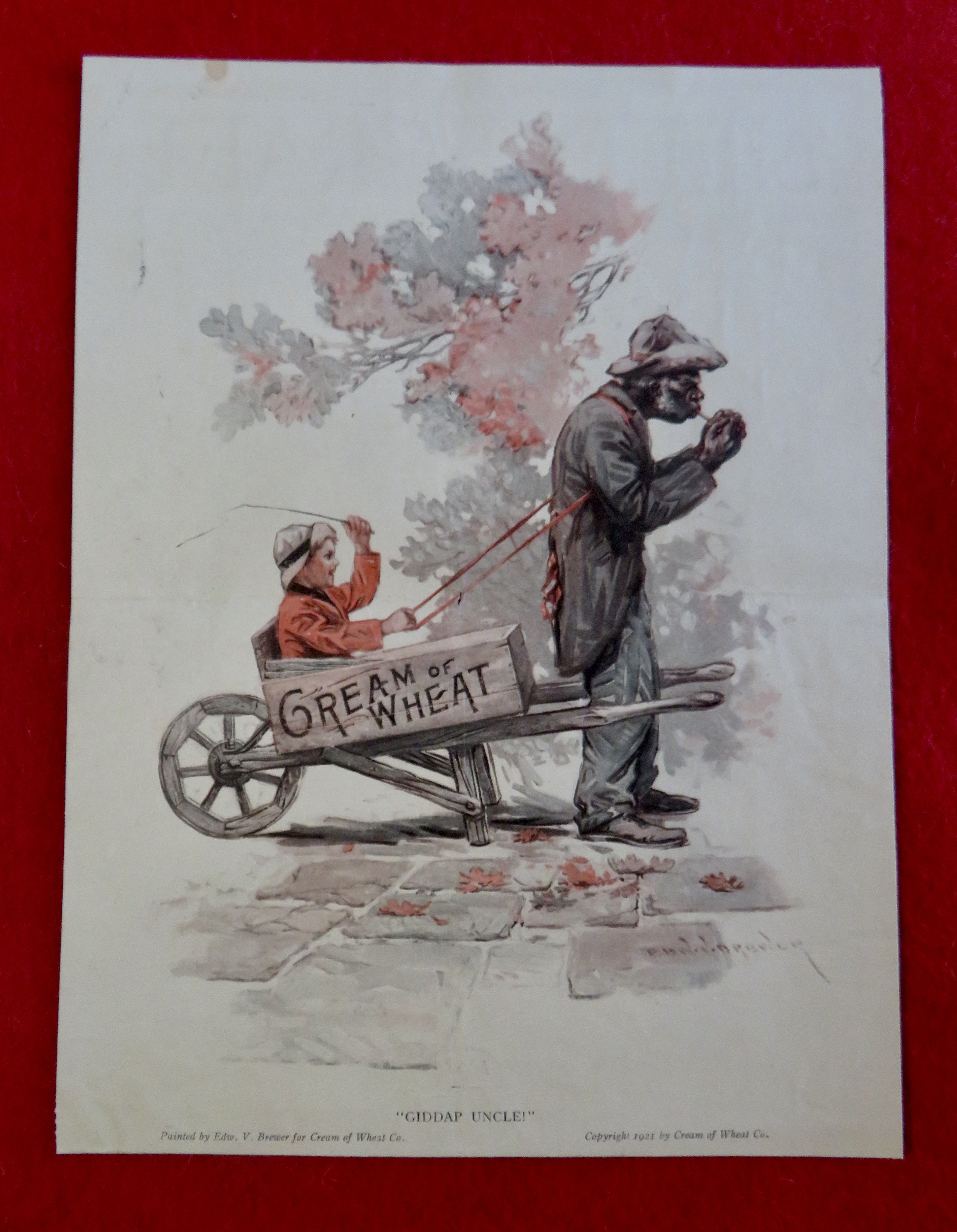 1921 Cream Of Wheat with Giddap Uncle