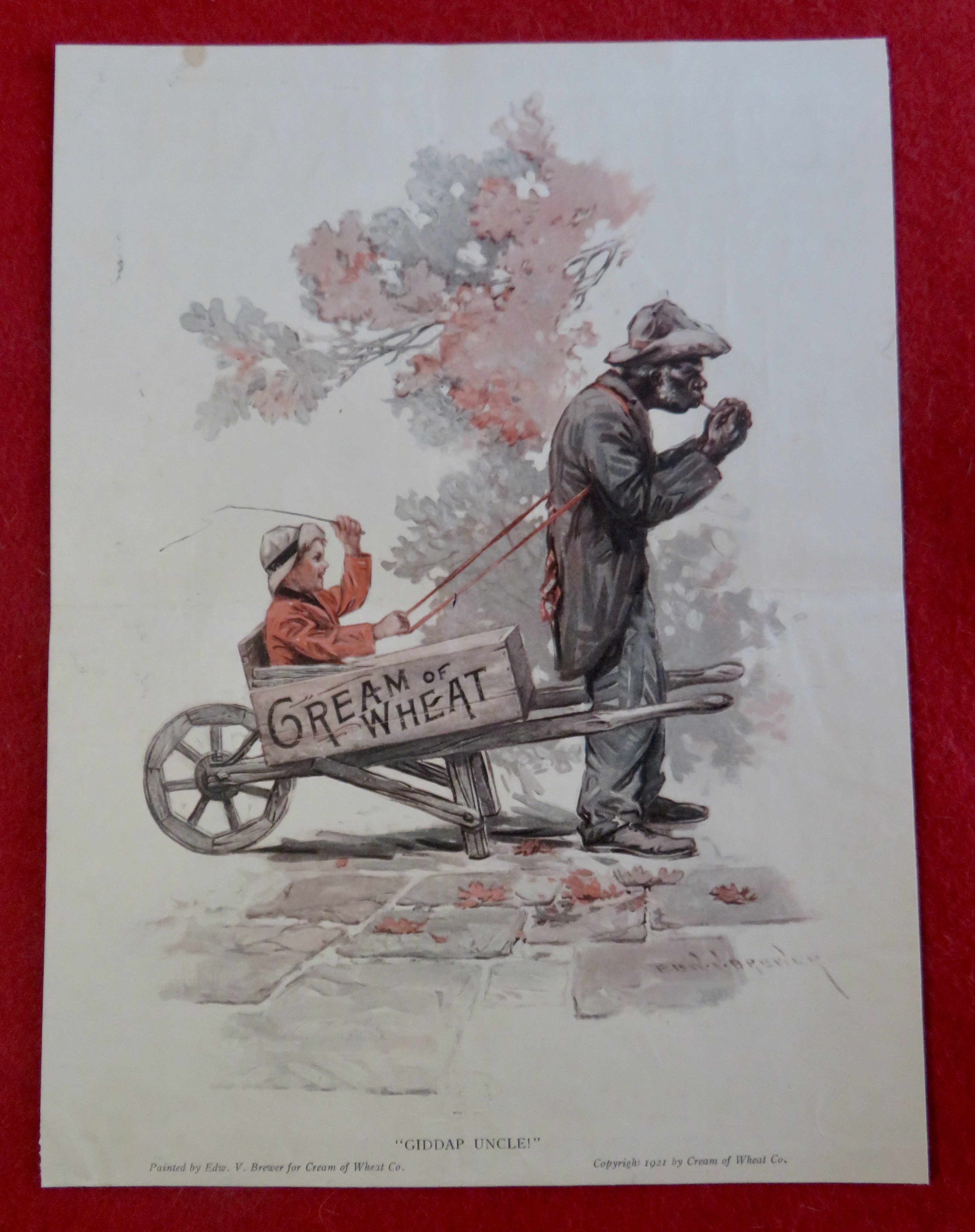 1921 Cream Of Wheat with Giddap Uncle