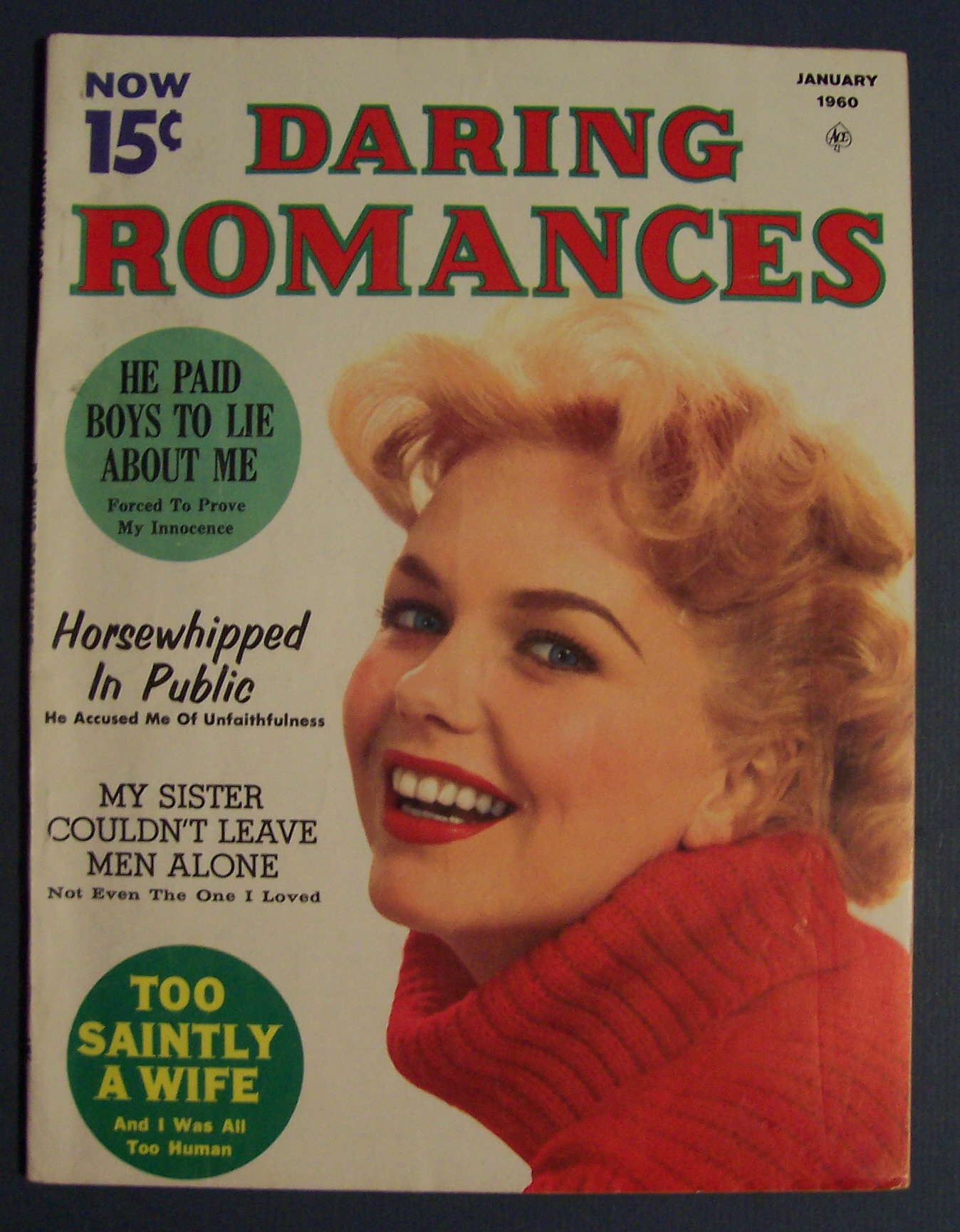 Daring Romances Magazine-January 1960-Horsewhipped