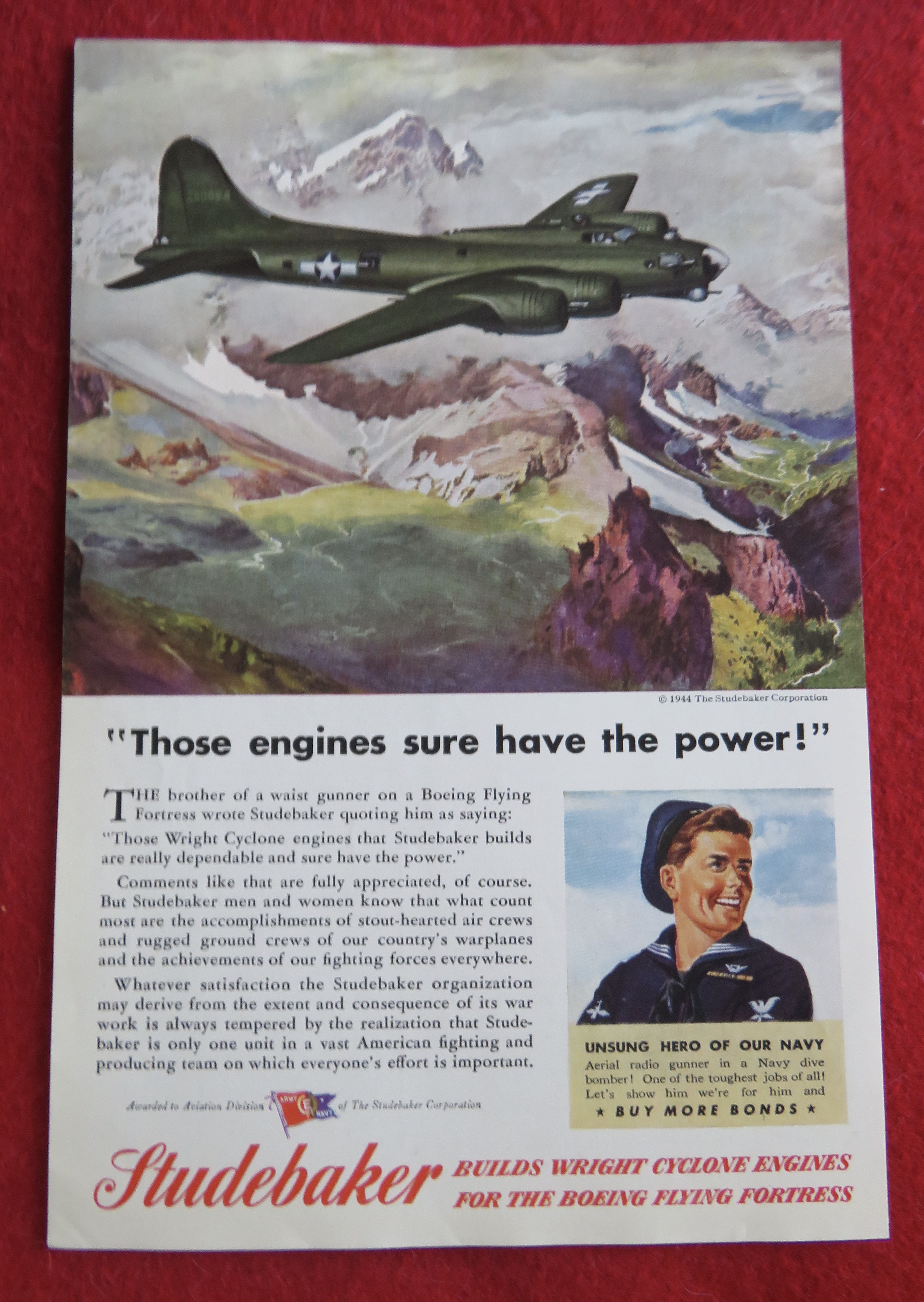 1944 Studebaker with the Wright Cyclone Engines
