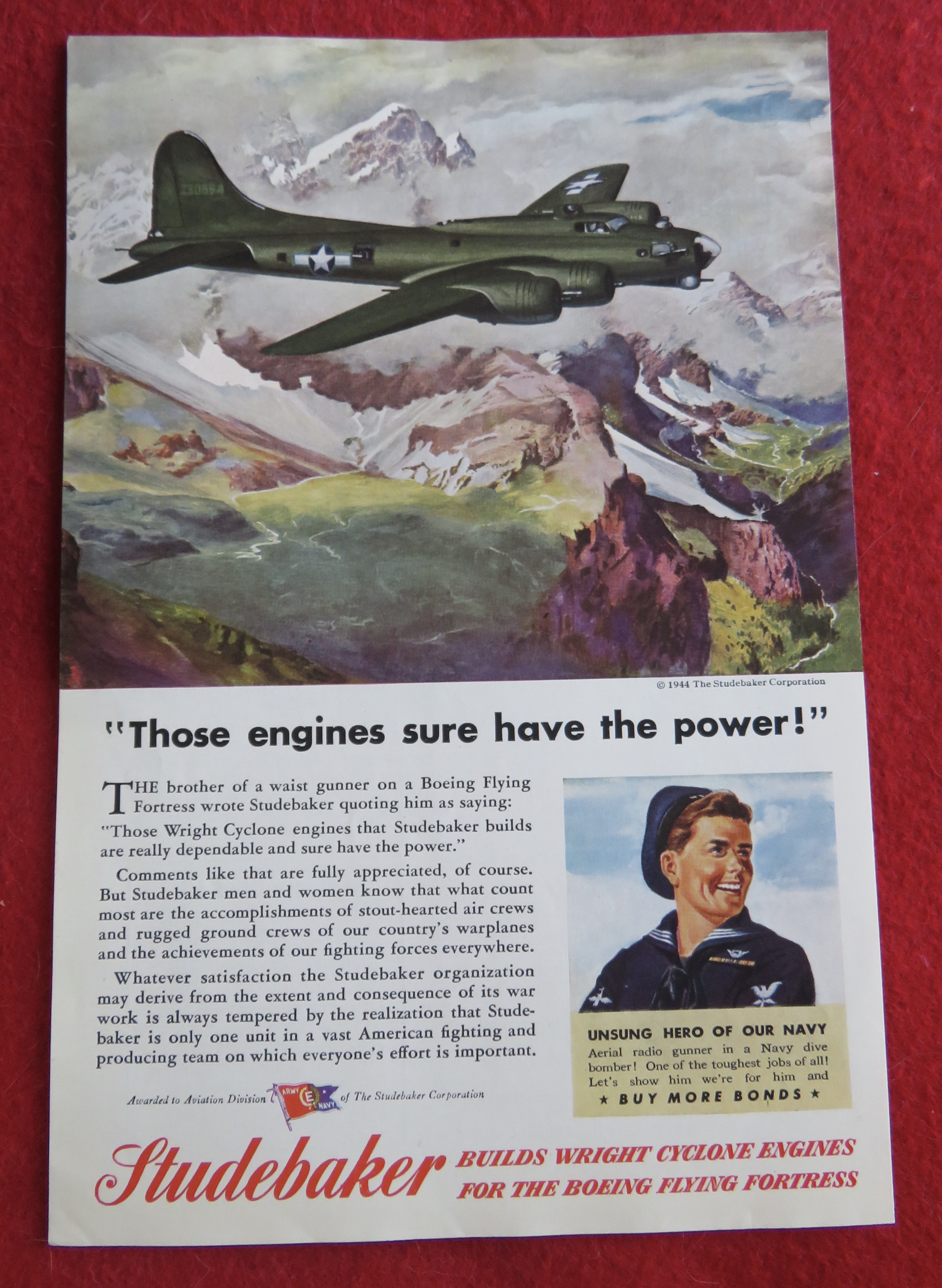 1944 Studebaker with the Wright Cyclone Engines
