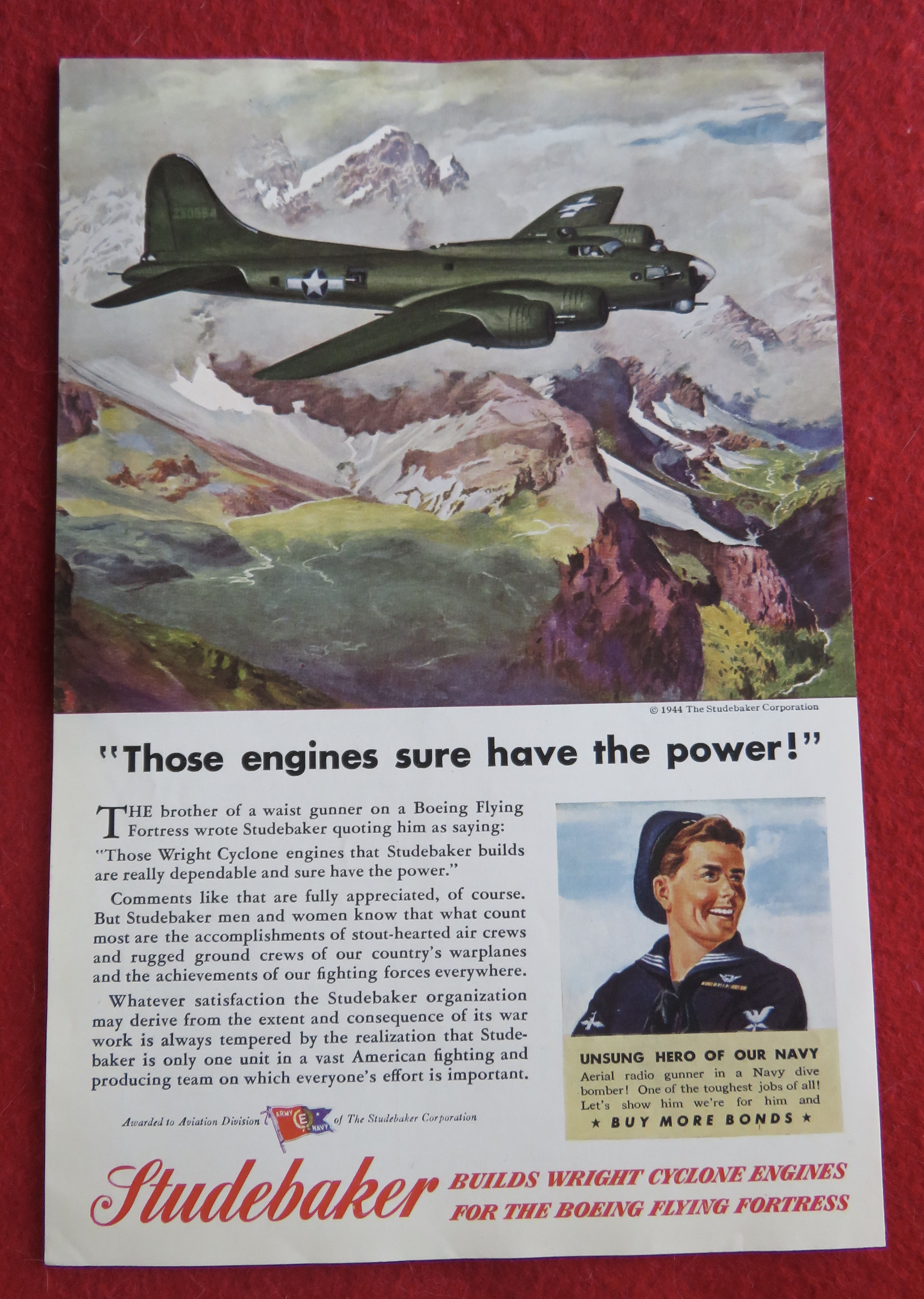 1944 Studebaker with the Wright Cyclone Engines