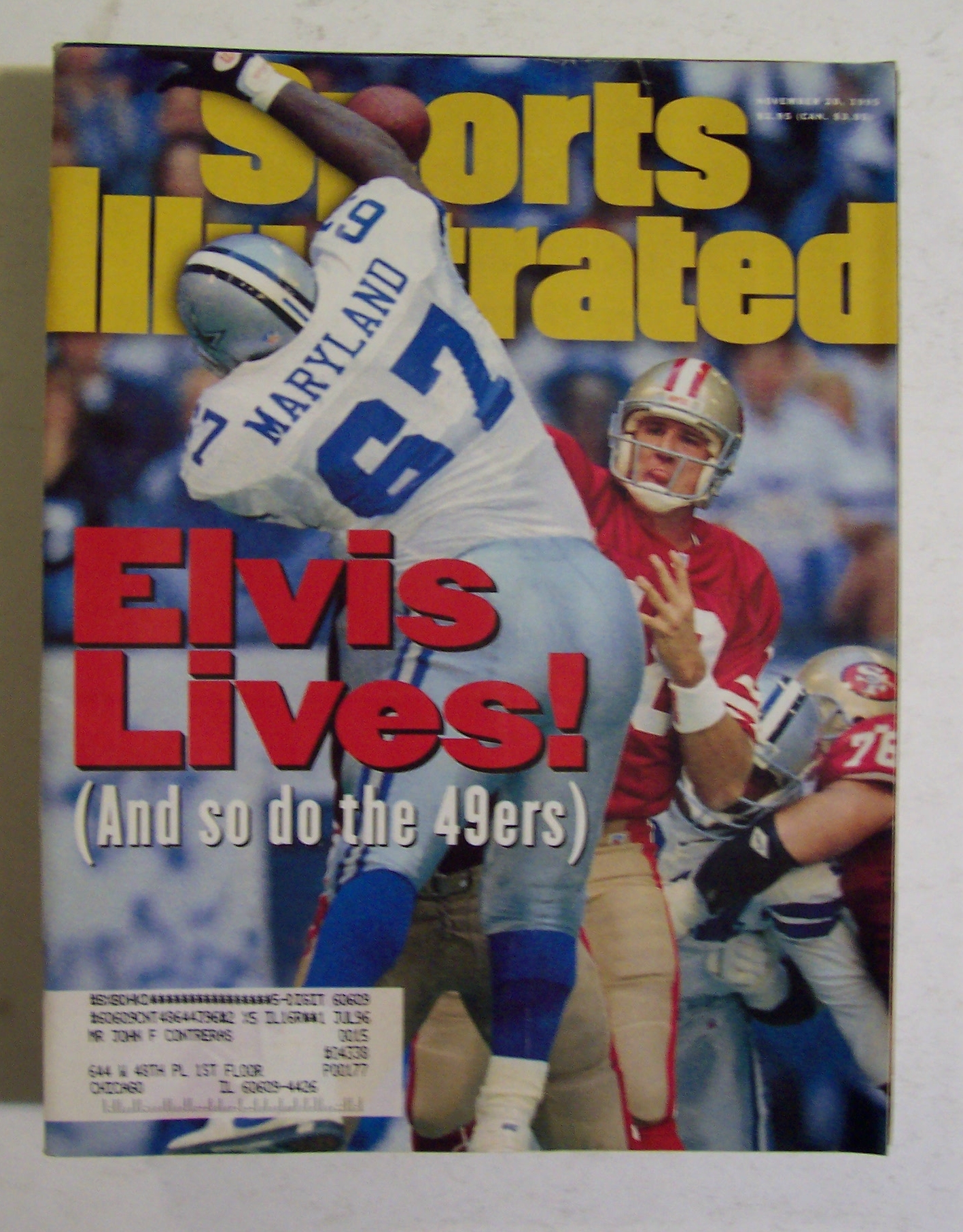 Sports Illustrated Magazine-November 20, 1995-49ERS