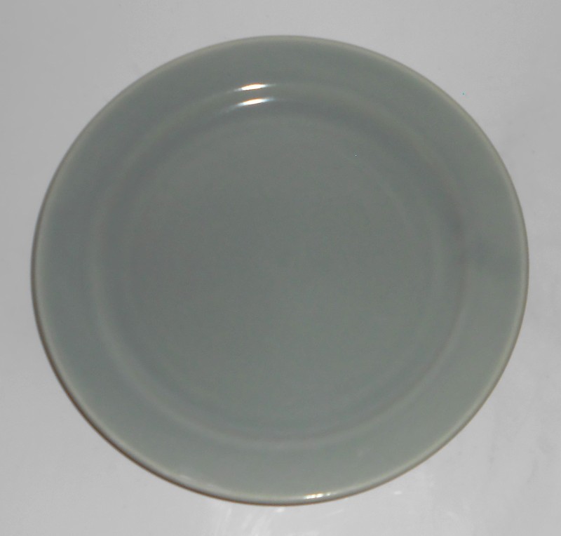 VINTAGE Bauer Pottery La Linda Gloss Gray Dinner Plate - MINT