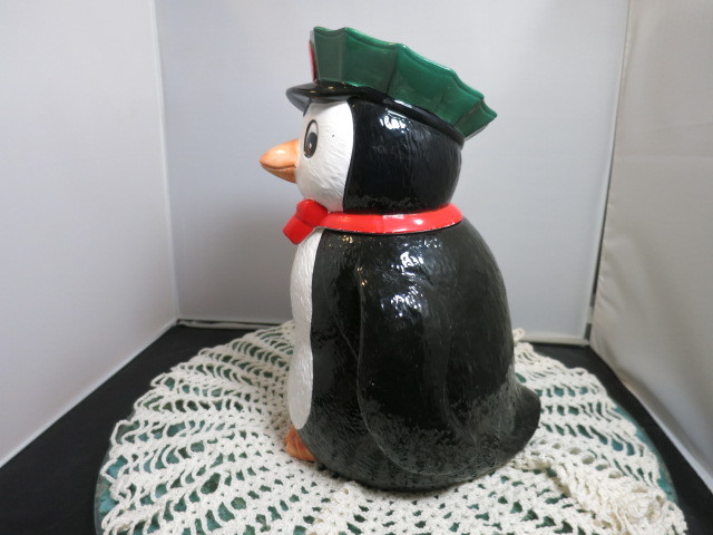 Vintage Coca Cola Penguin Cookie Jar 1997