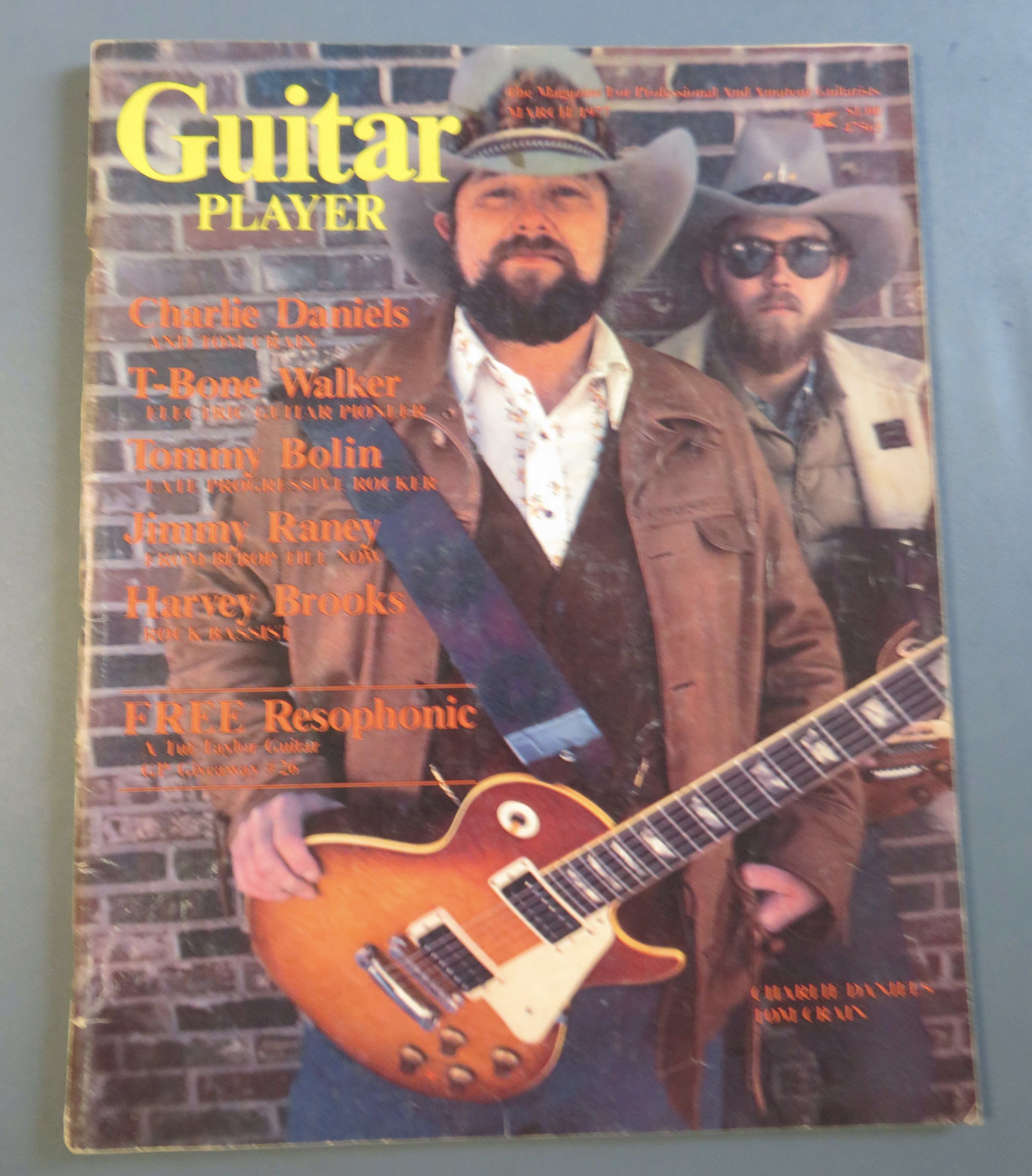 Guitar Player Magazine March 1977 Charlie Daniels