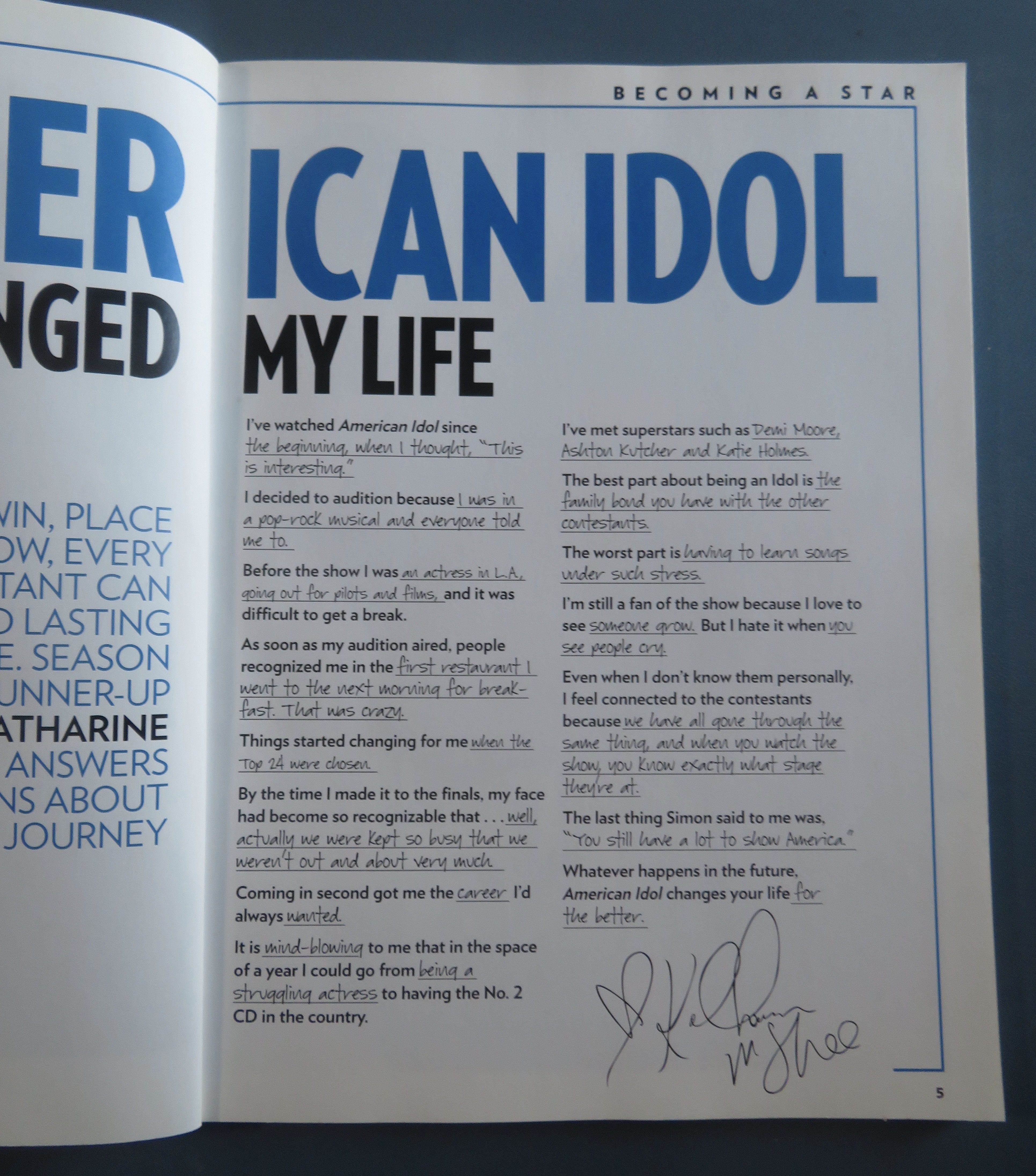 People Magazine 2007 American Idol Where Are They Now?