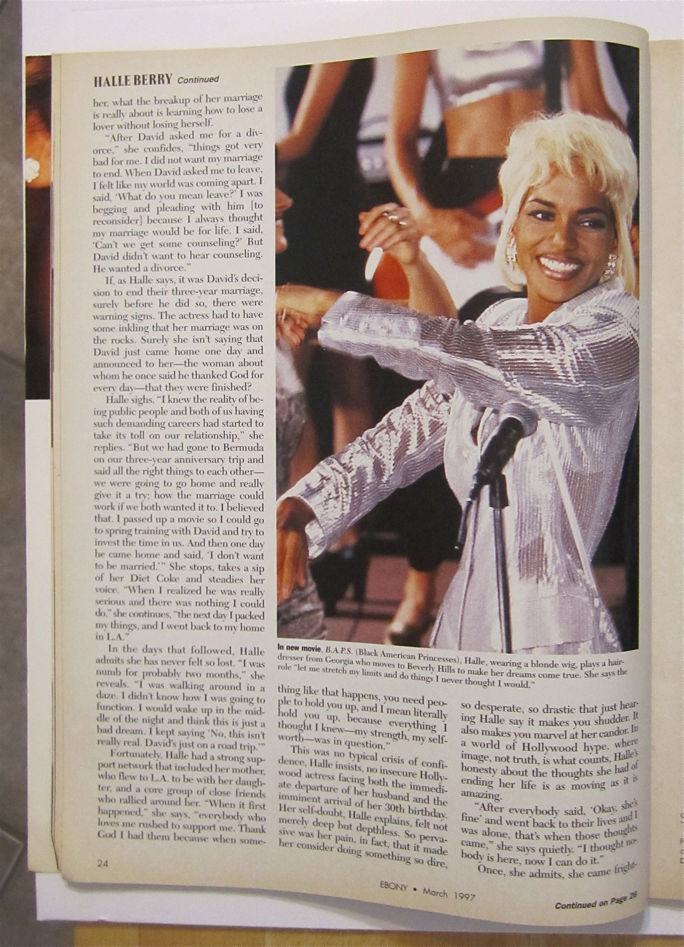 Ebony Magazine March 1997 Halle Berry