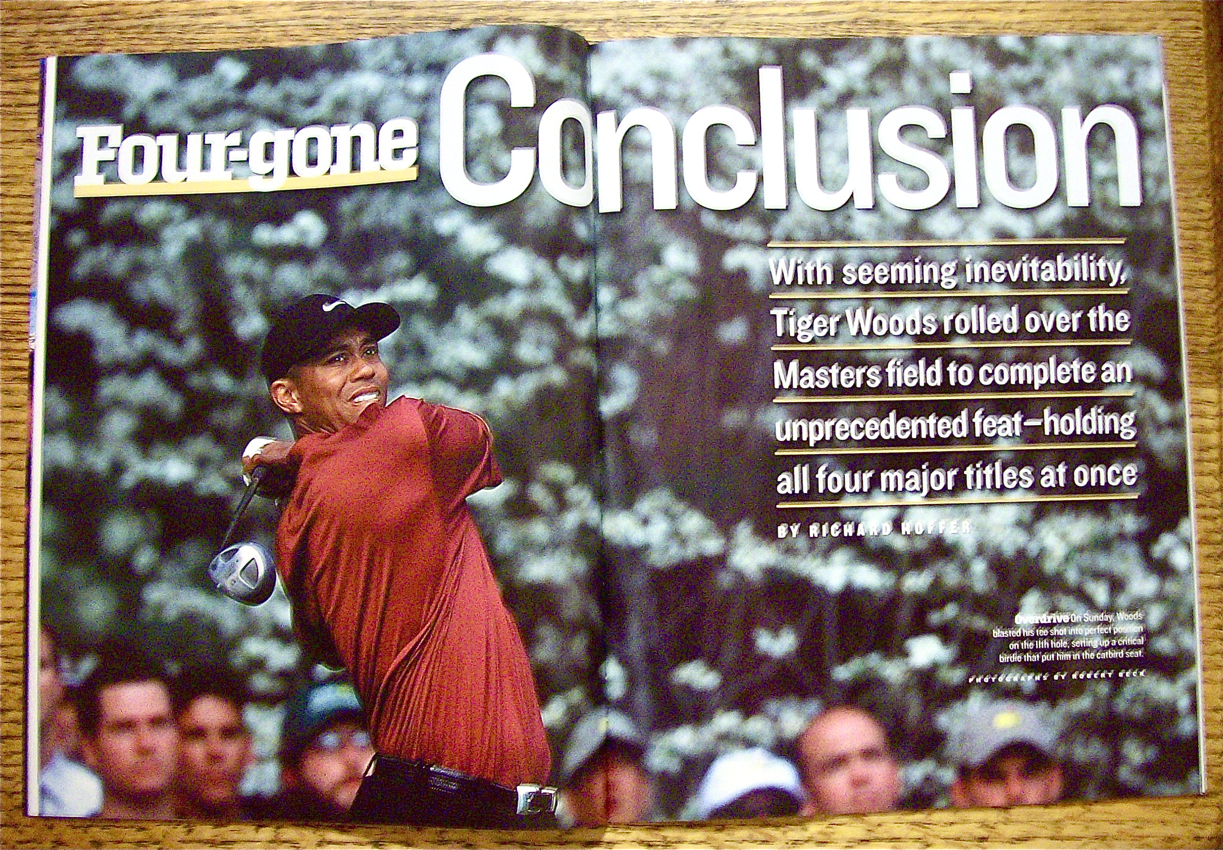 Sports Illustrated Magazine April 16, 2001 Tiger Woods
