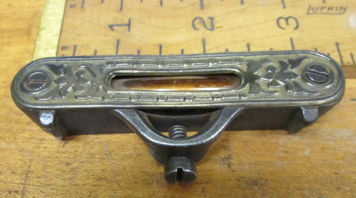 Pocket Level Ornate Iron