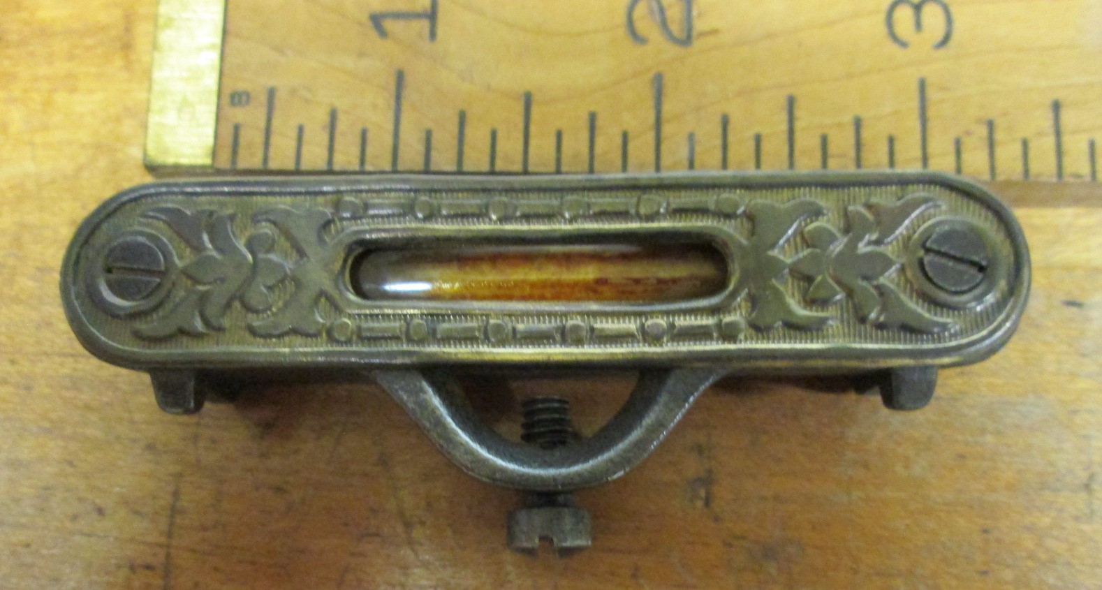 Pocket Level Ornate Iron