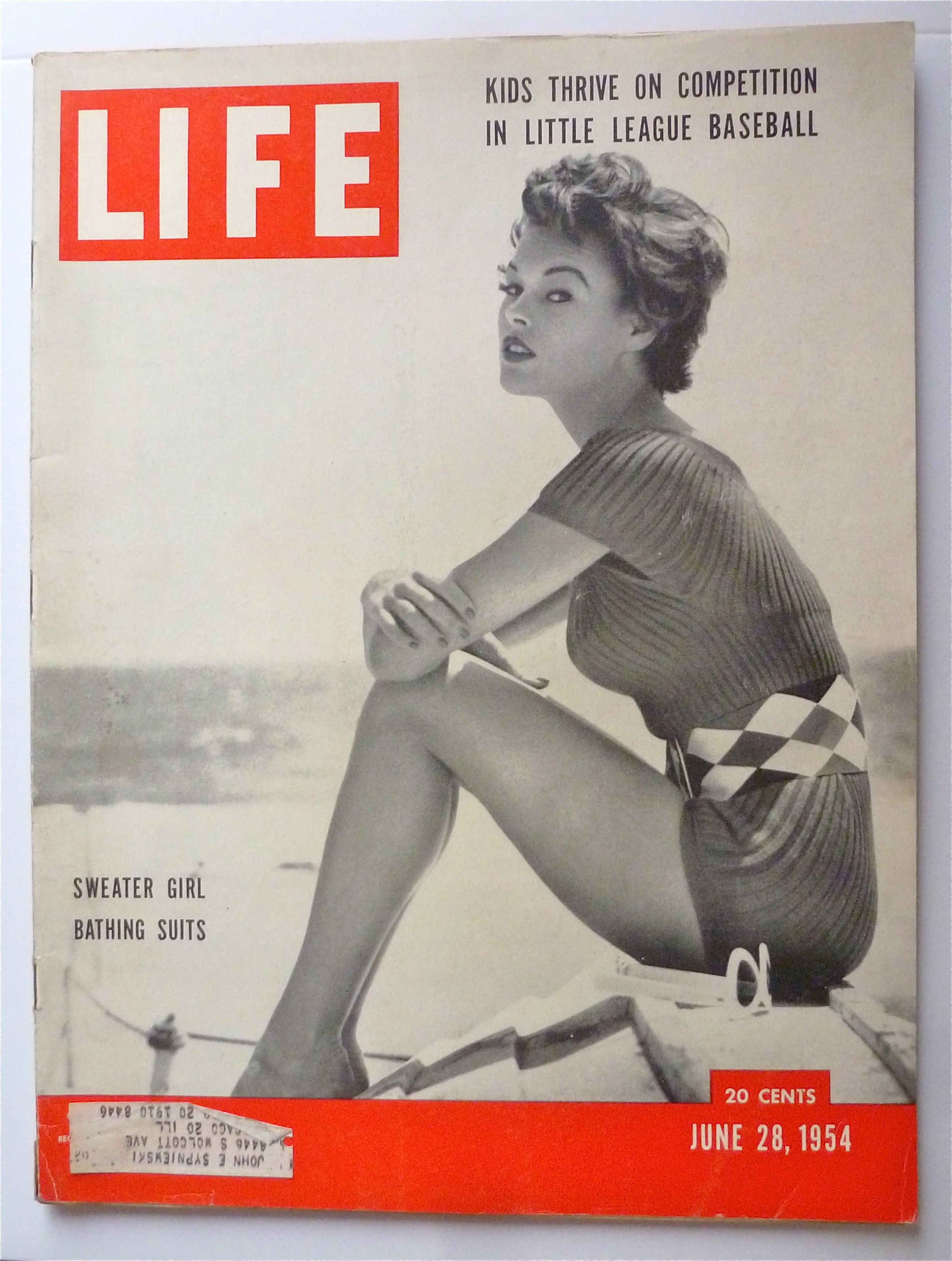Life Magazine-June 28, 1954-Sweater Girl Bathing Suits