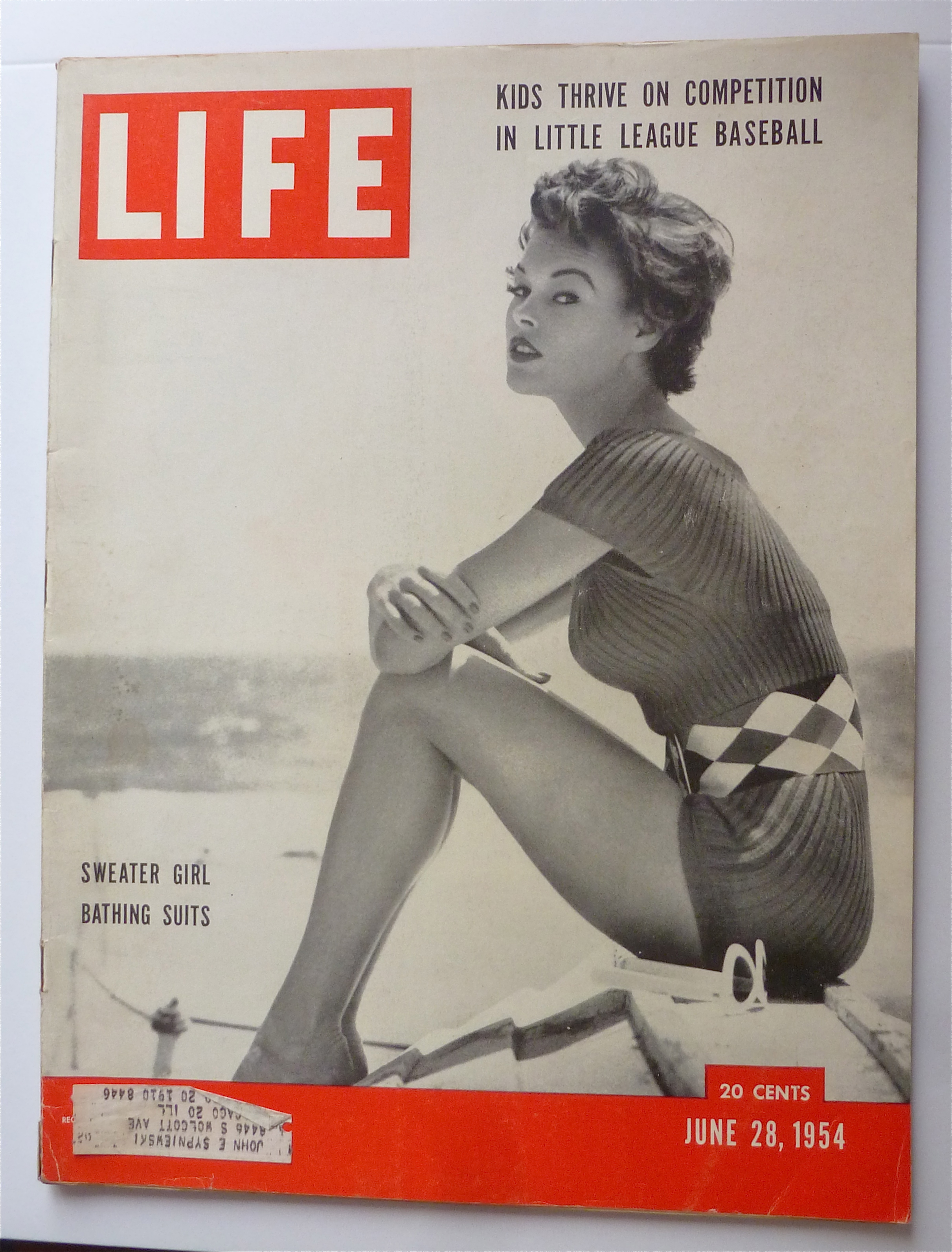 Life Magazine-June 28, 1954-Sweater Girl Bathing Suits