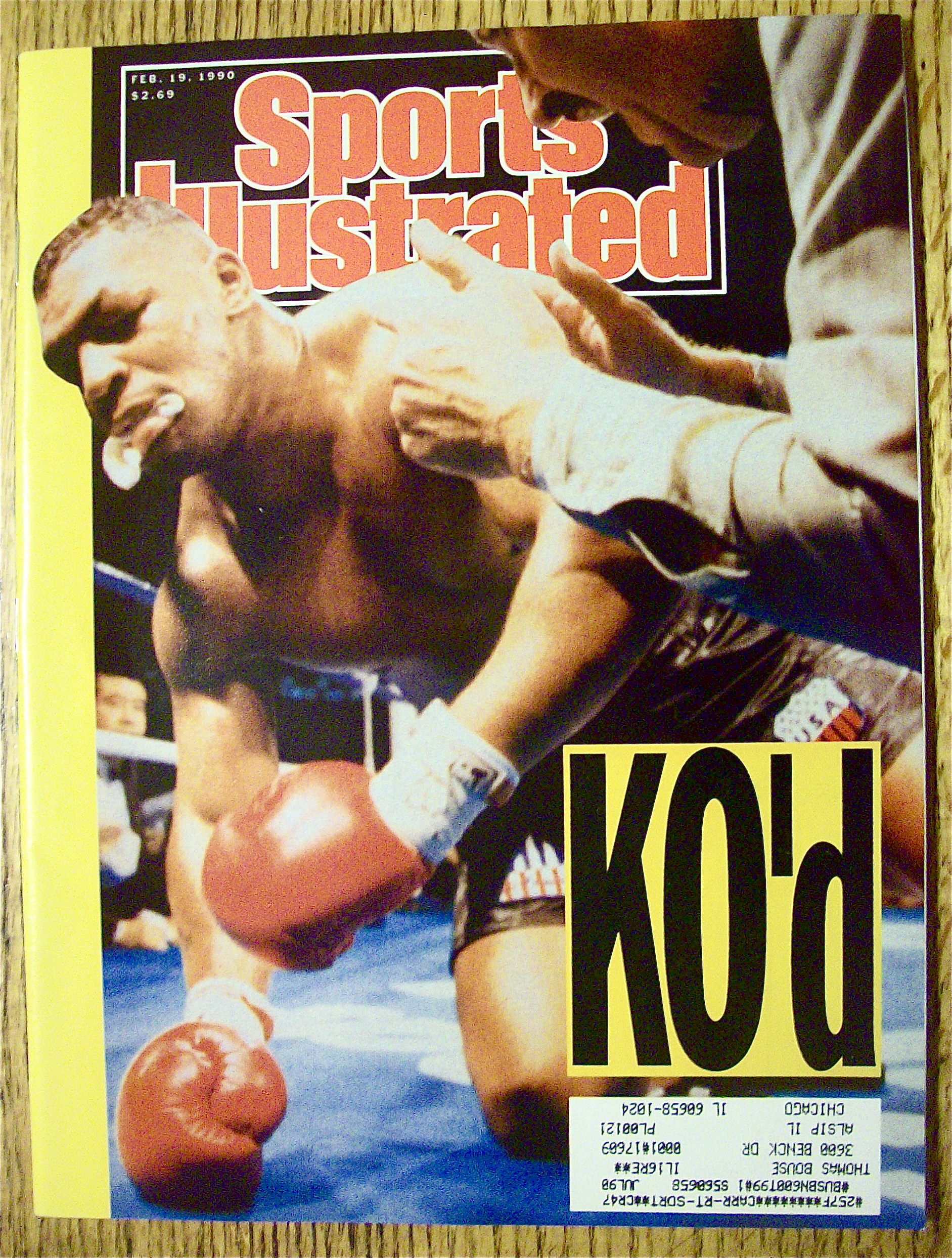 Sports Illustrated Magazine February 19, 1990 KO'd