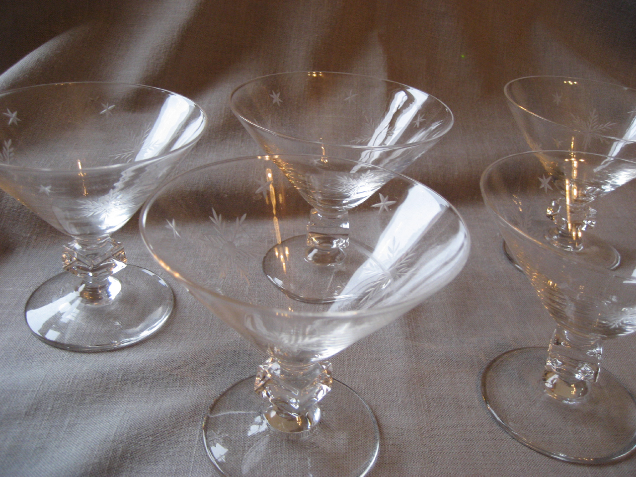 Six Bryce Stem Glasses