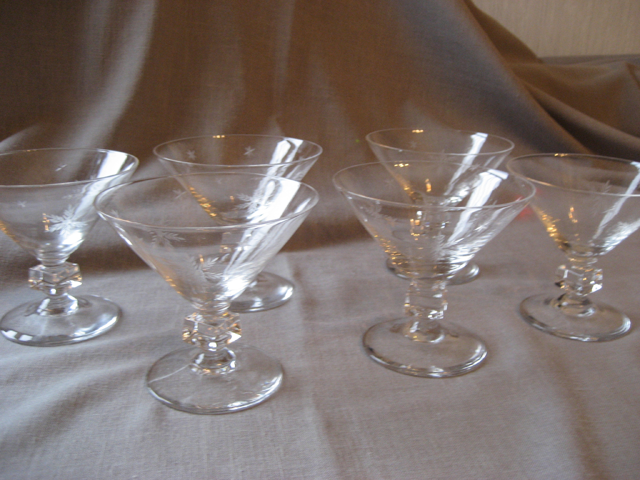 Six Bryce Stem Glasses
