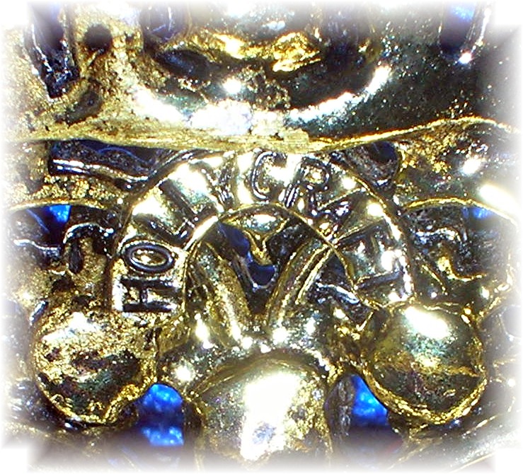 Cabochon  HOLLYCRAFT Jewelled Brooch