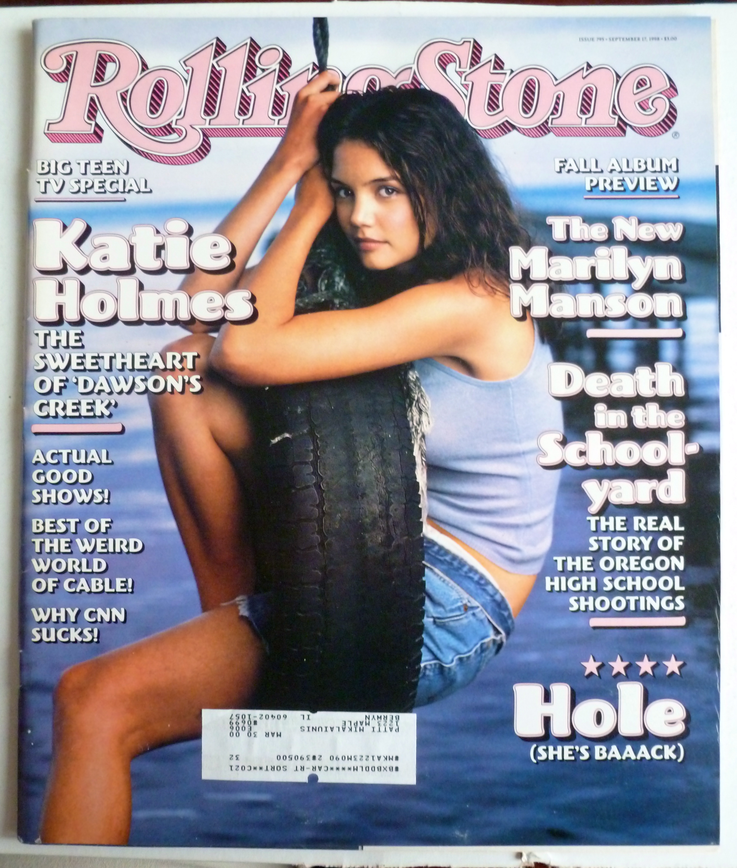 Rolling Stone September 17, 1998 Katie Holmes