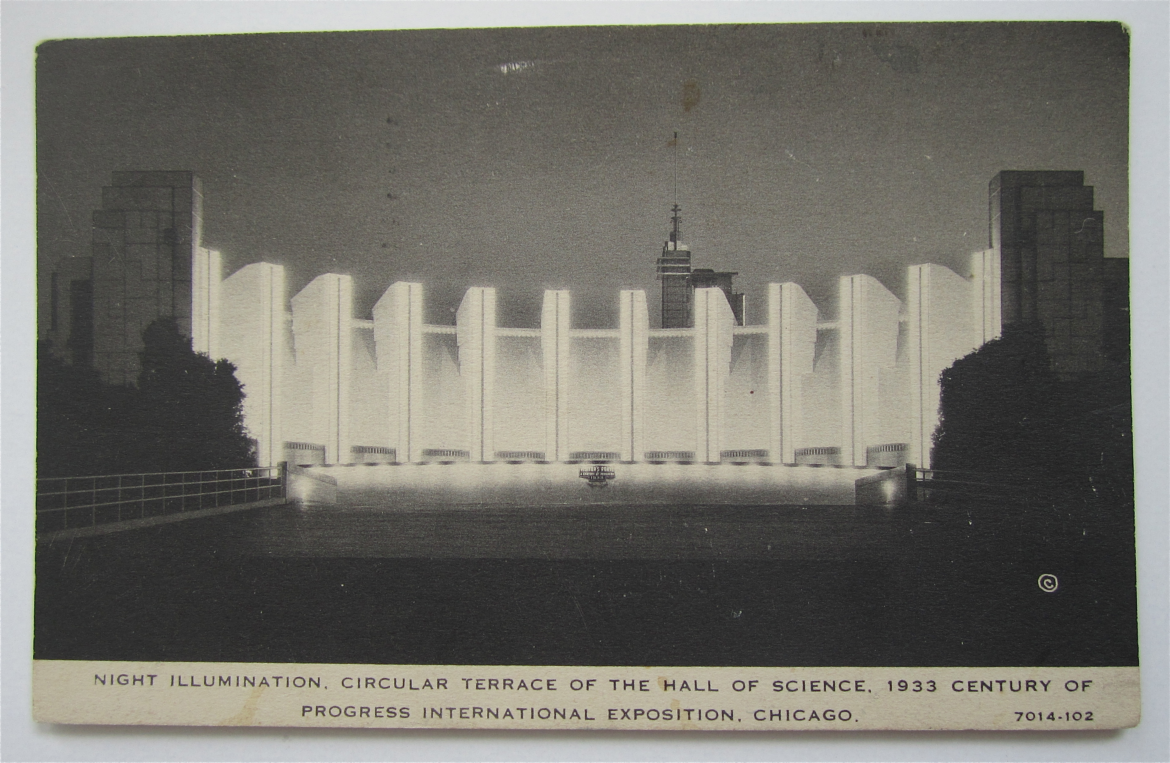 Circular Terrace Hall Of Science, Chicago Expo Postcard
