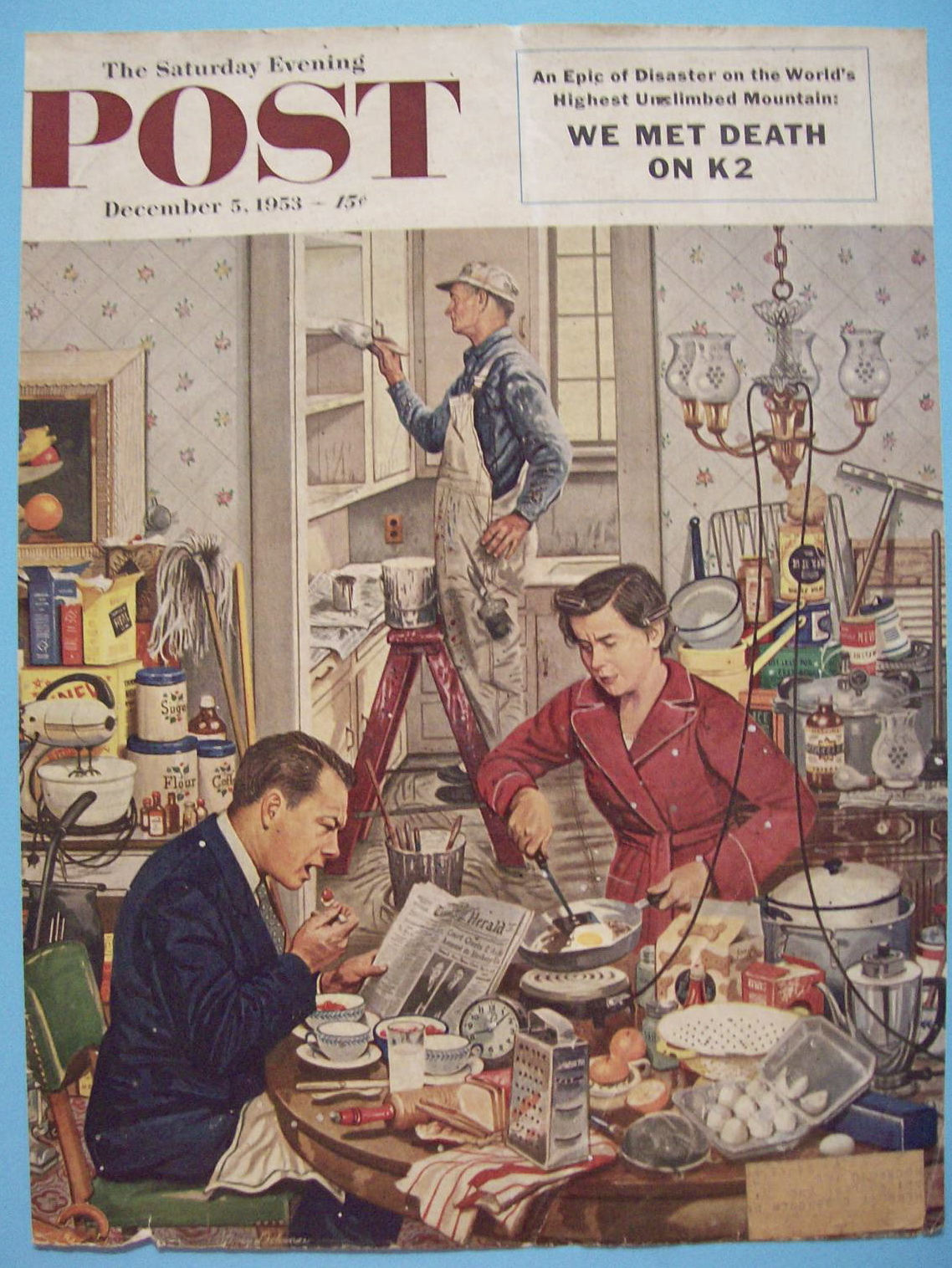 Saturday Evening Post Cover-Dec 5, 1953-Stevan Dohanos