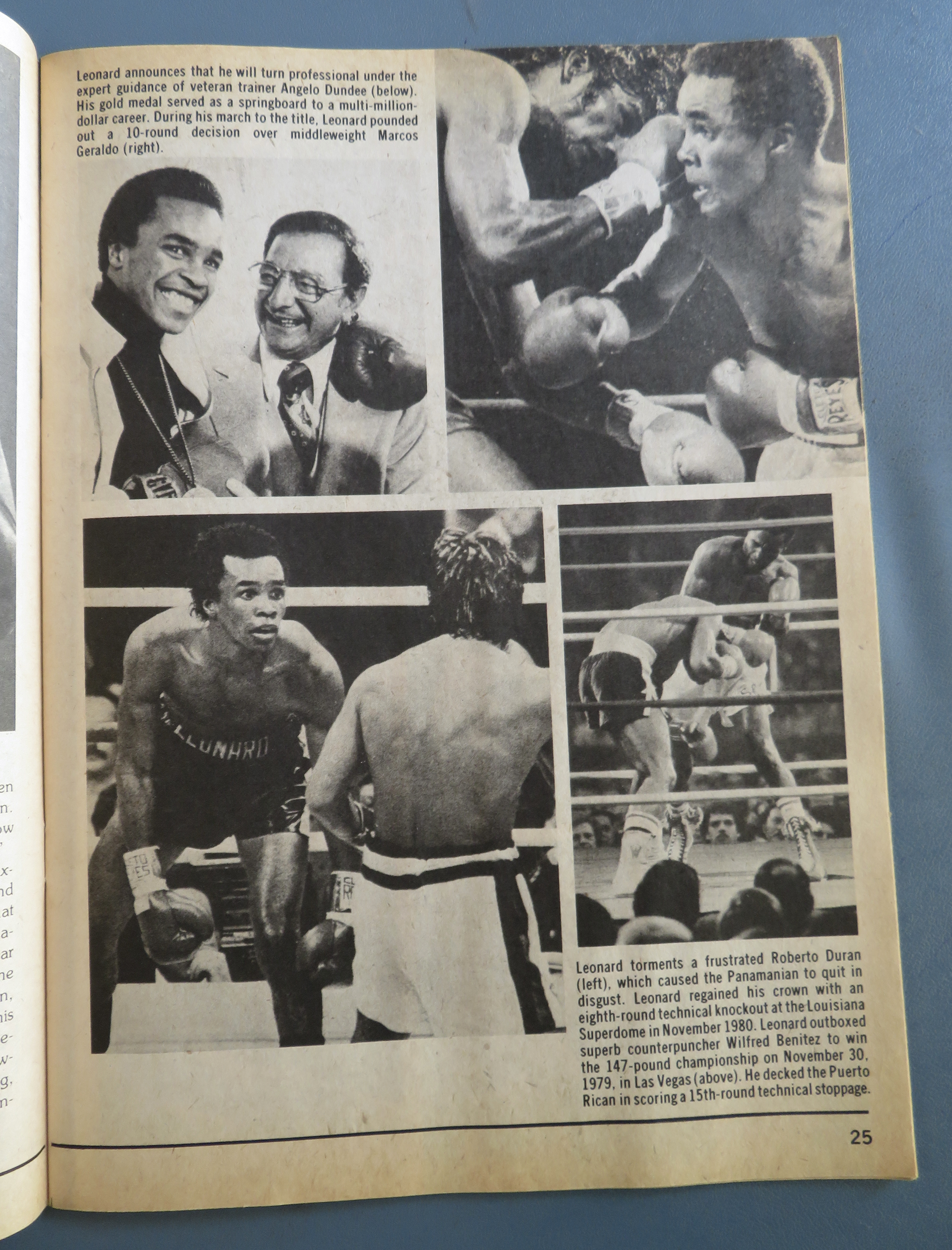 Big Book Of Boxing Magazine September 1982 Hagler