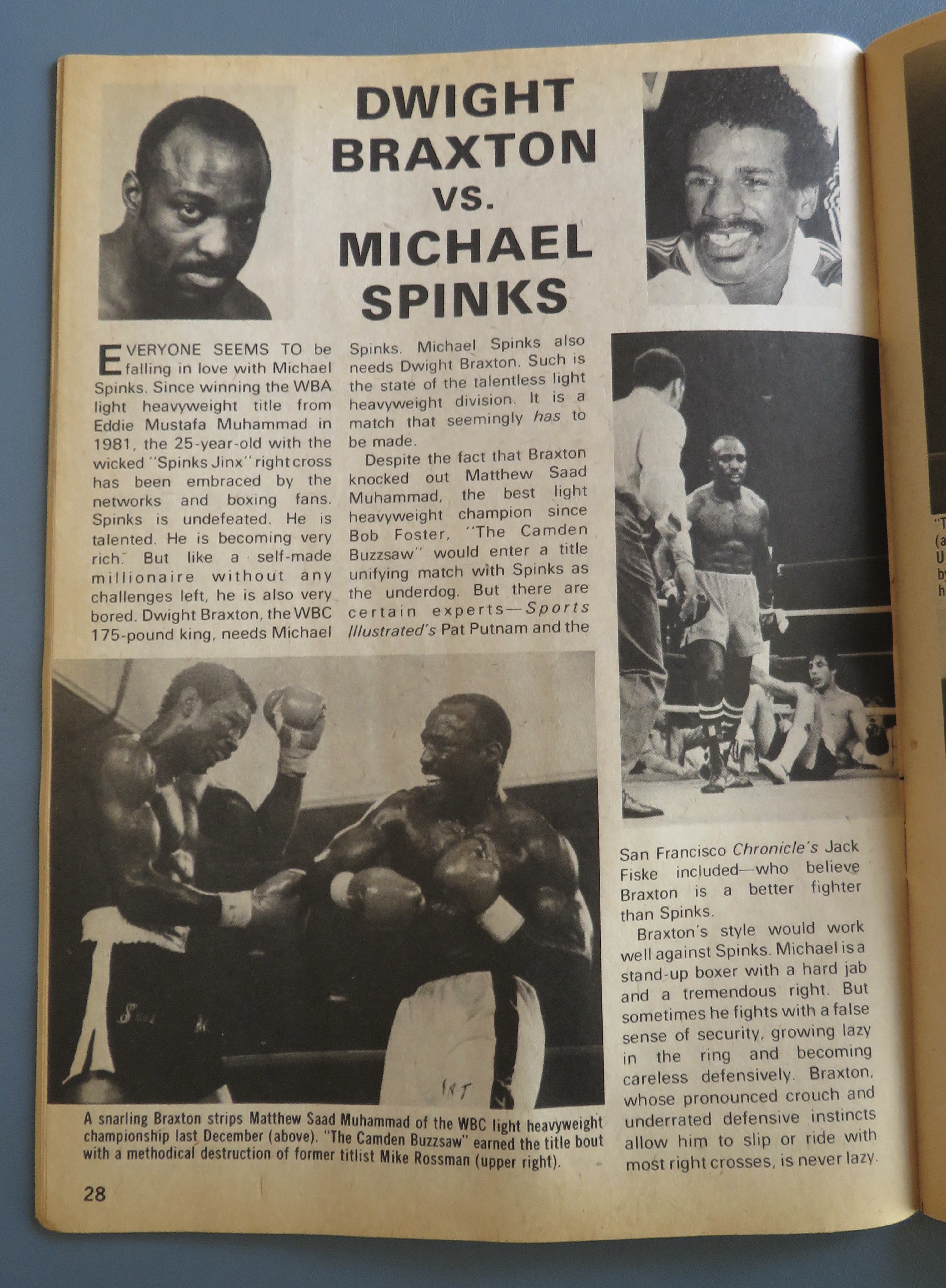 Big Book Of Boxing Magazine September 1982 Hagler