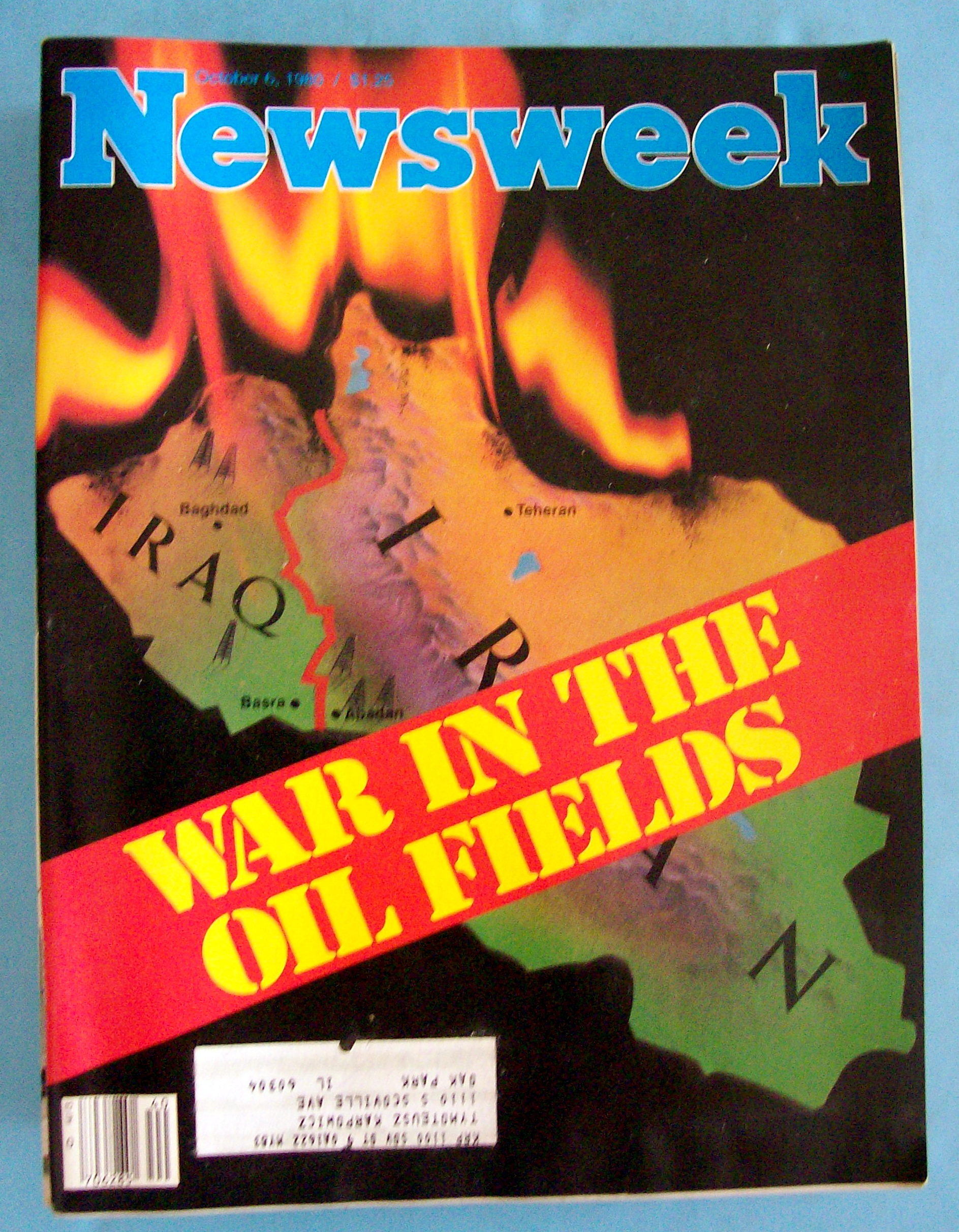 Newsweek Magazine - October 6, 1980 - War In Oil Fields
