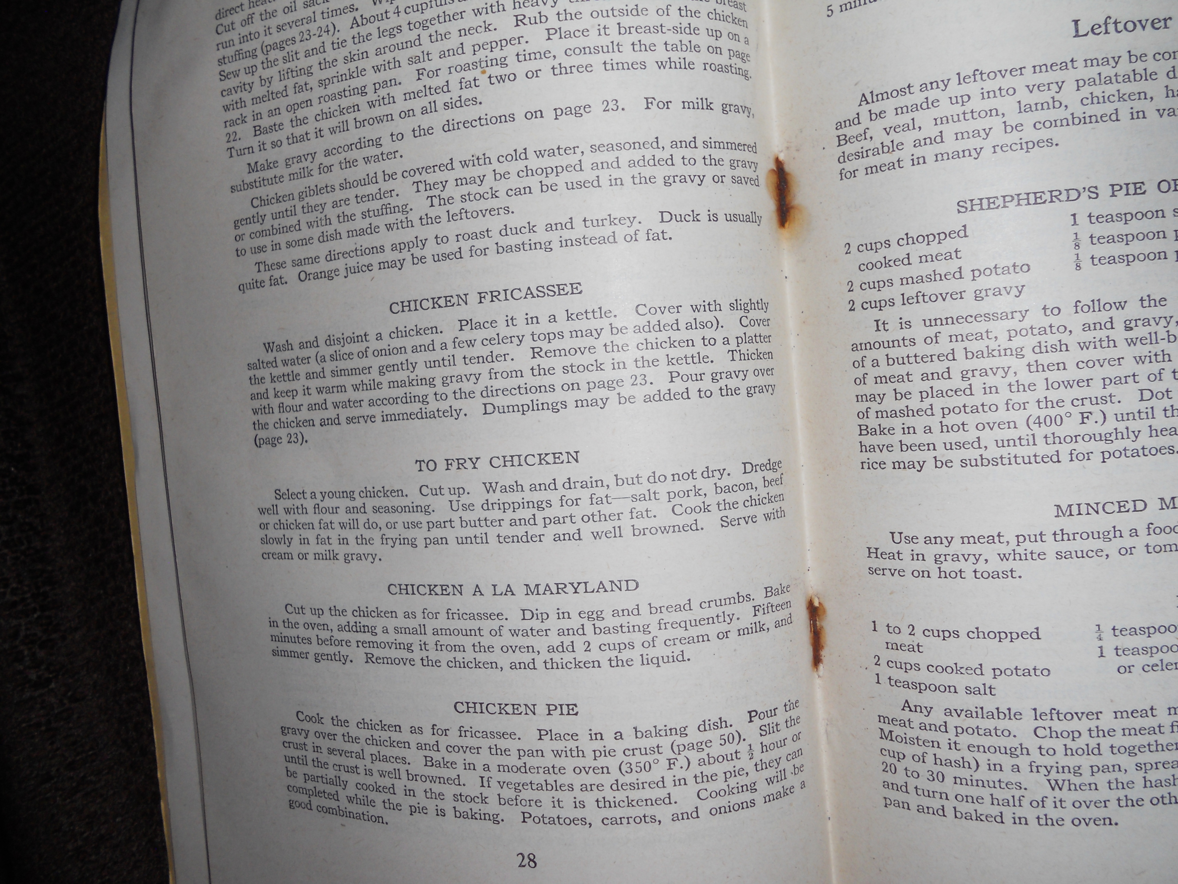Metropolitan Life Cookbook Circa 1950s