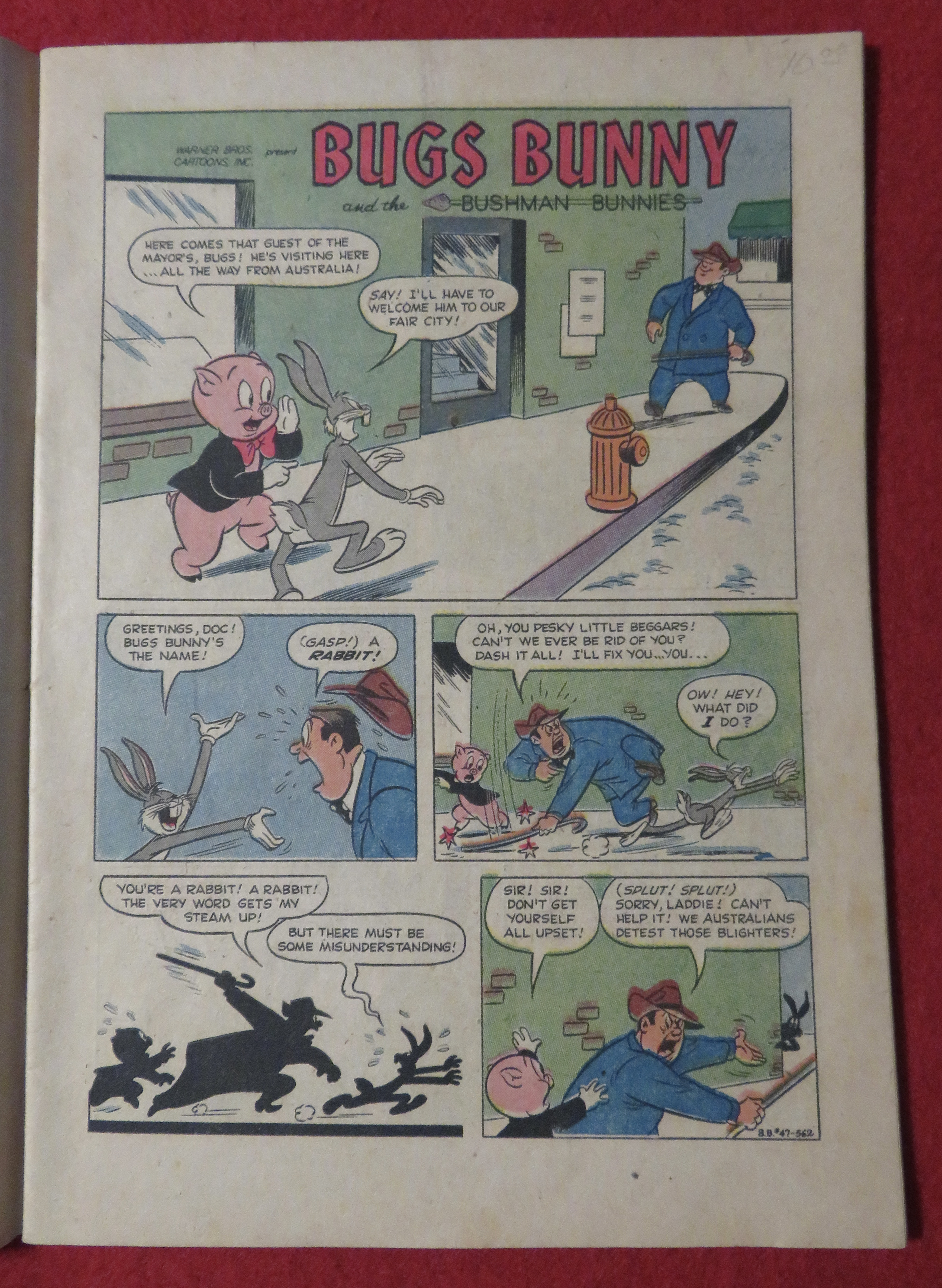 Bugs Bunny Comic February/March 1956 Bugs Bunny