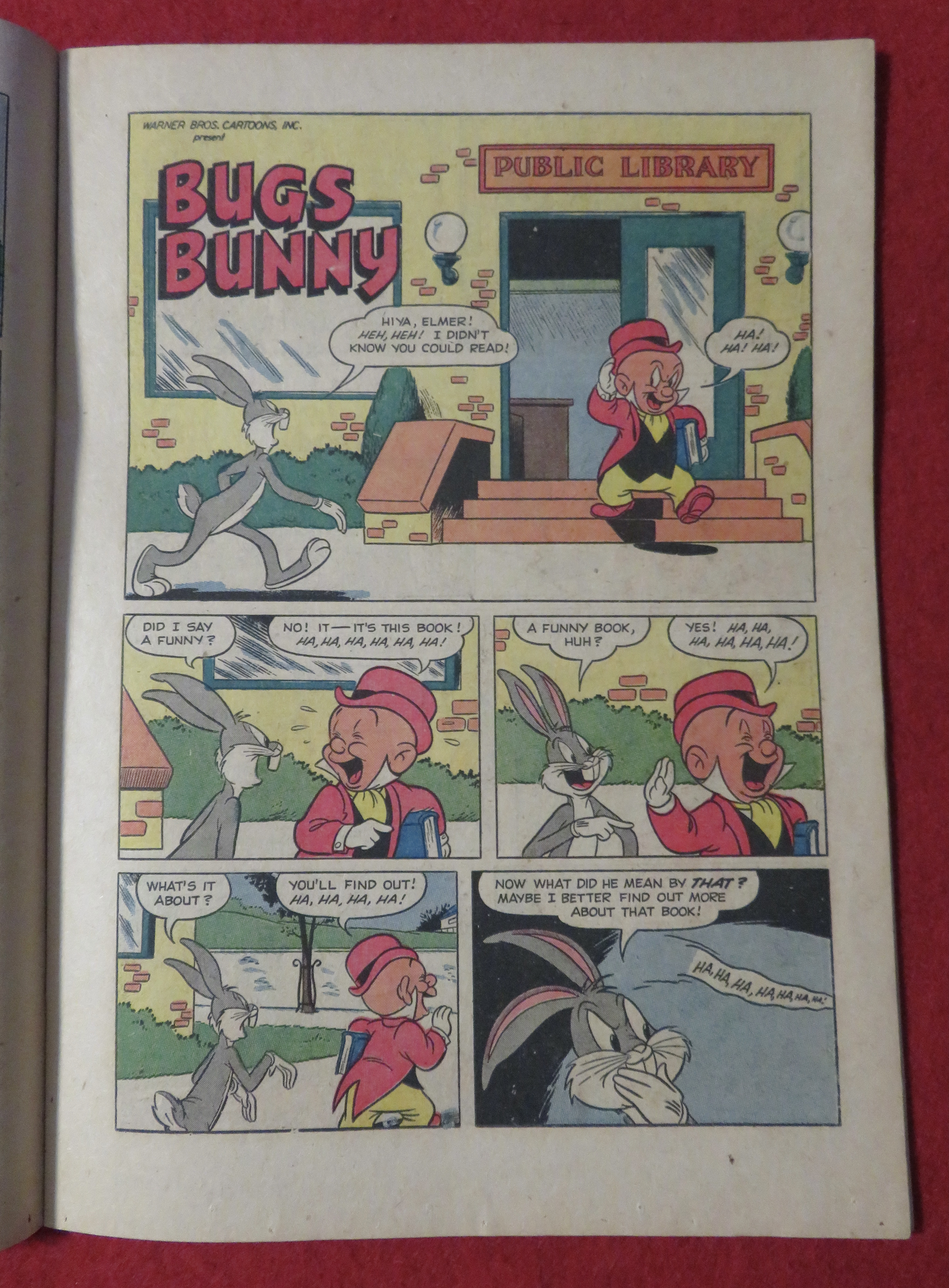 Bugs Bunny Comic February/March 1956 Bugs Bunny