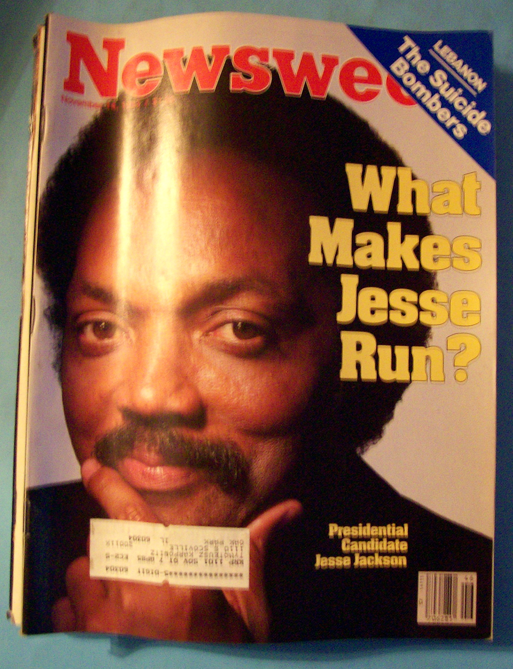Newsweek Magazine - November 14, 1983 - Jesse Jackson