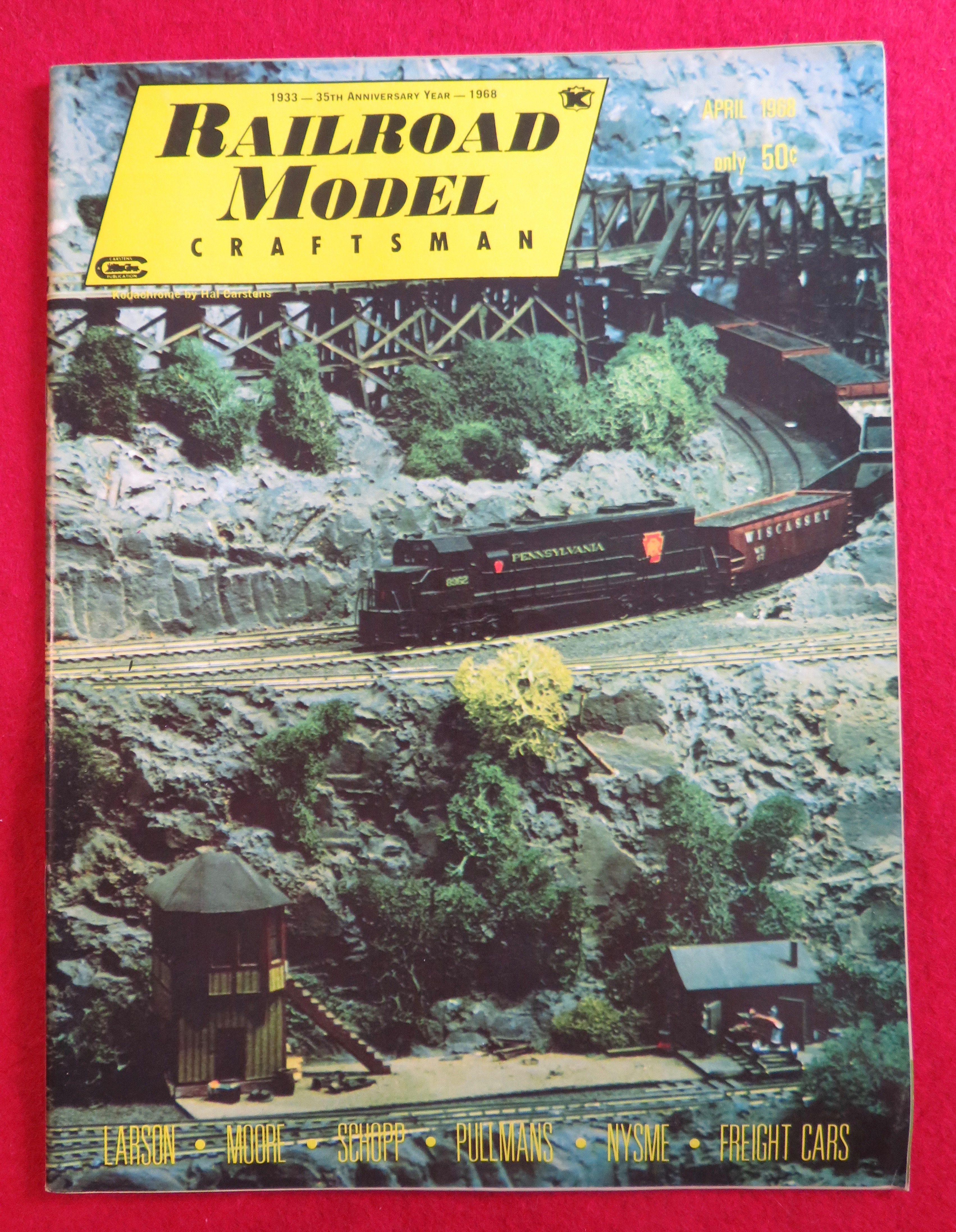 Railroad Model Craftsman Magazine April 1968