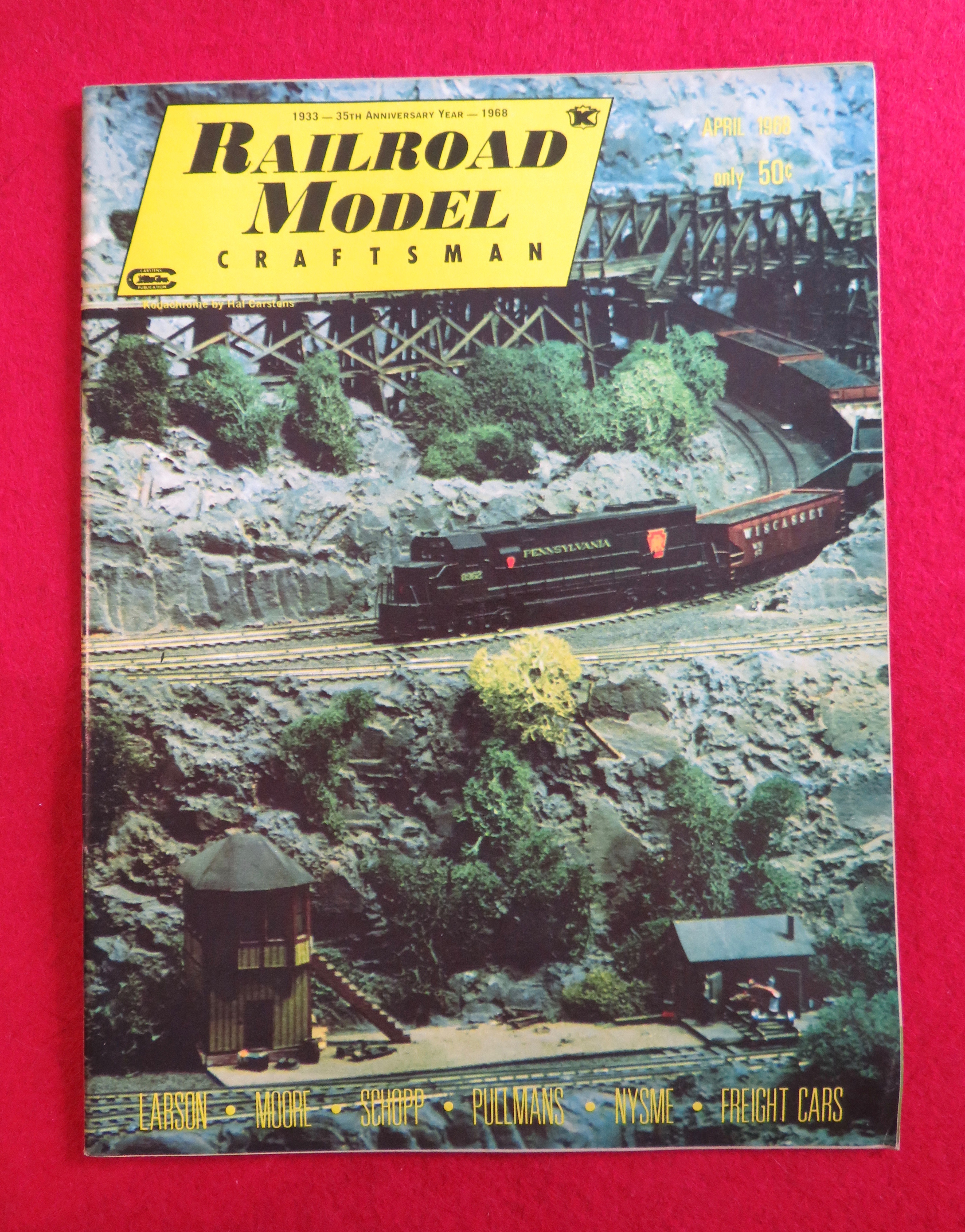 Railroad Model Craftsman Magazine April 1968