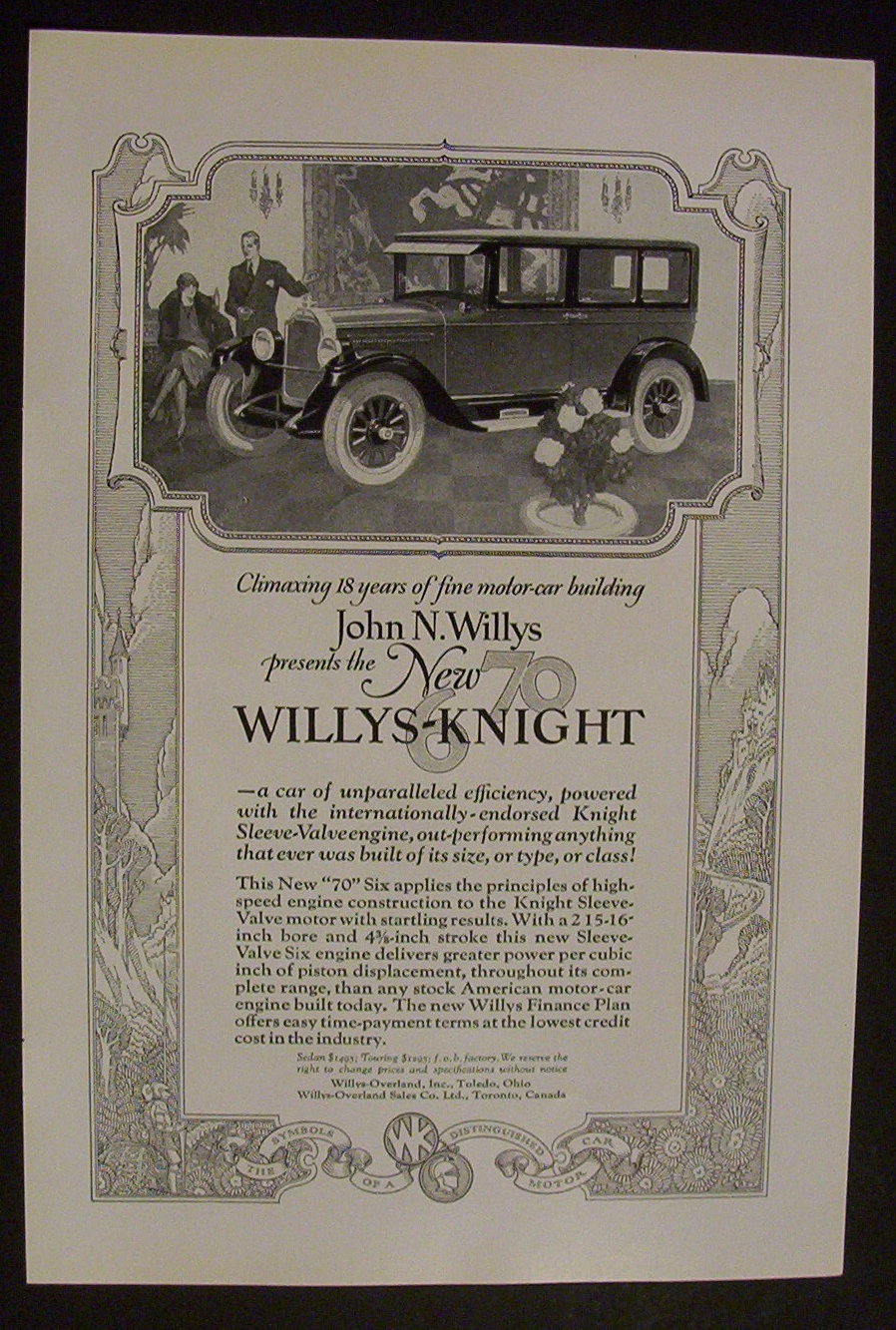1926  Willys  Knight