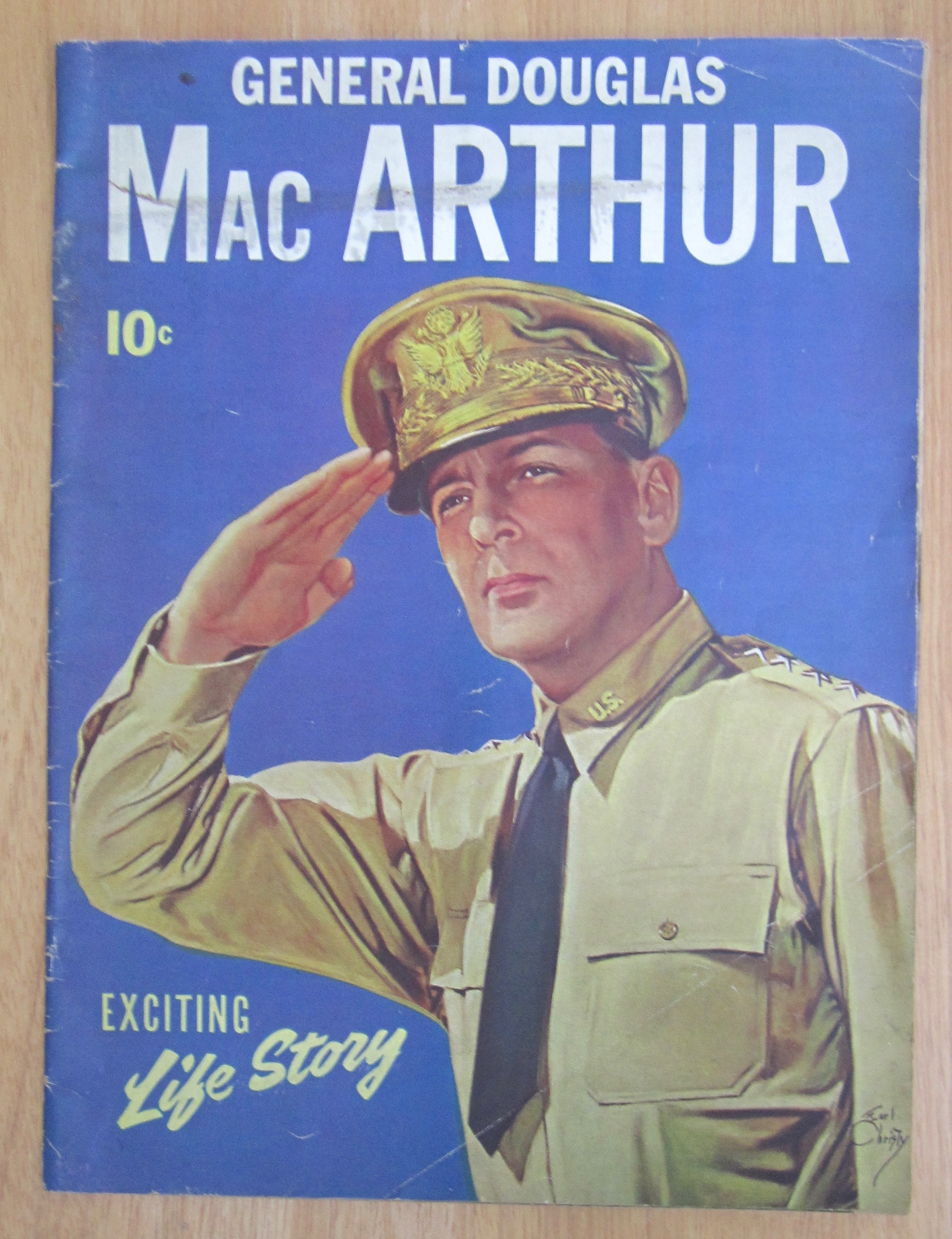 General Douglas Mac Arthur Magazine 1942 Life Story
