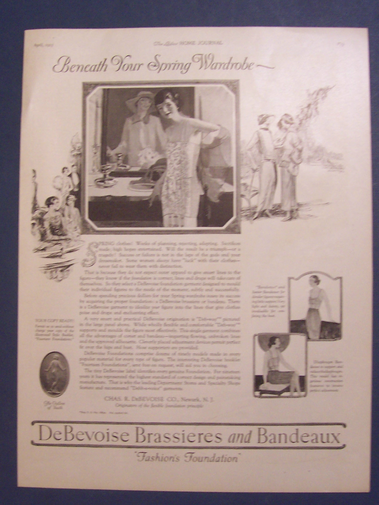 1923 DeBevoise Brassieres & Bandeaux