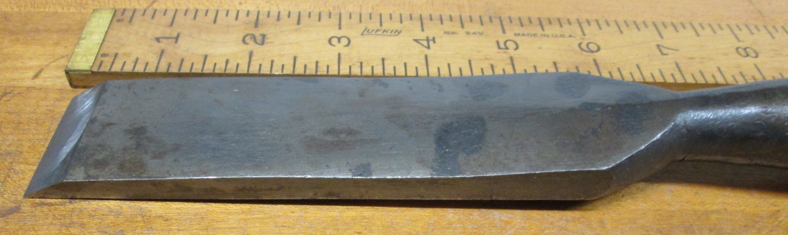 Antique Socket Chisel/Slick Beveled Back 1.5 inch